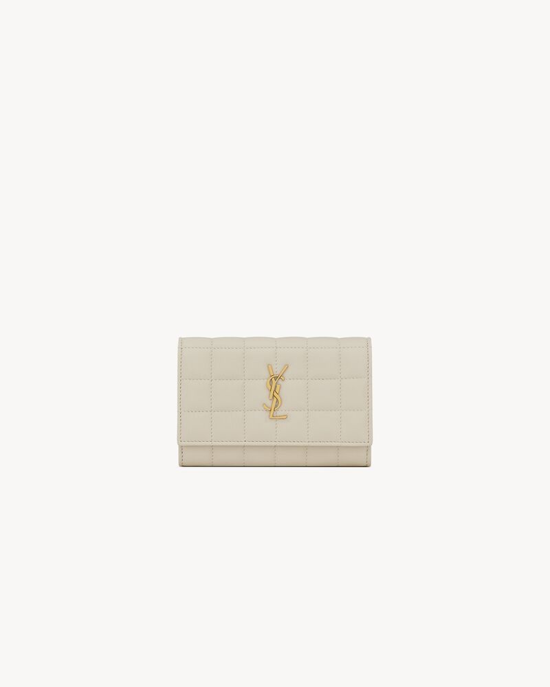 Saint Laurent Paris o1b1hav111125 Size: OS / Cassandre Matelasse Small Wallet Size ONE SIZE - 1 Thumbnail