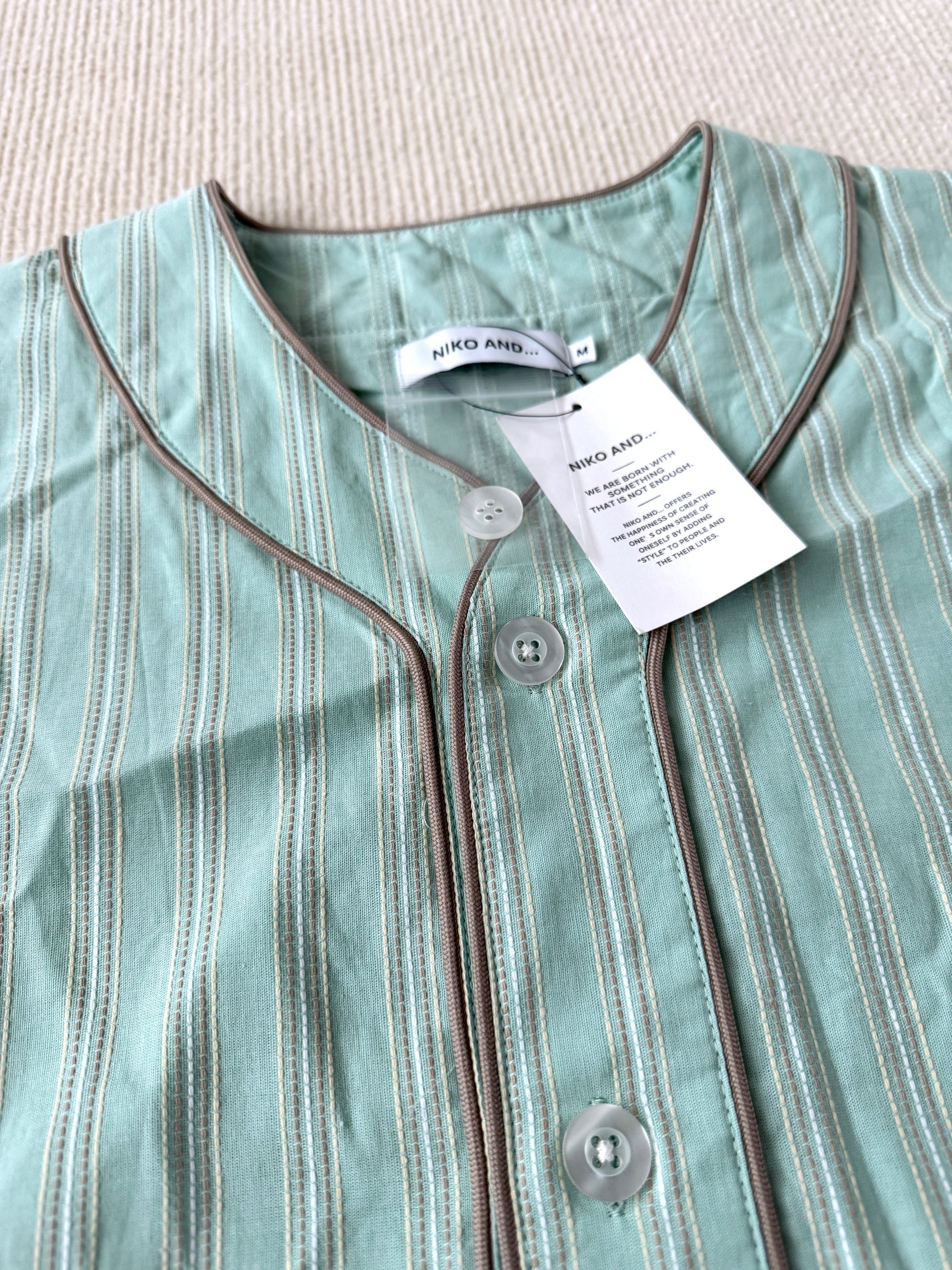 Other Niko and ... Japan Boxy Striped Baseball Shirt Size US M / EU 48-50 / 2 - 6 Thumbnail