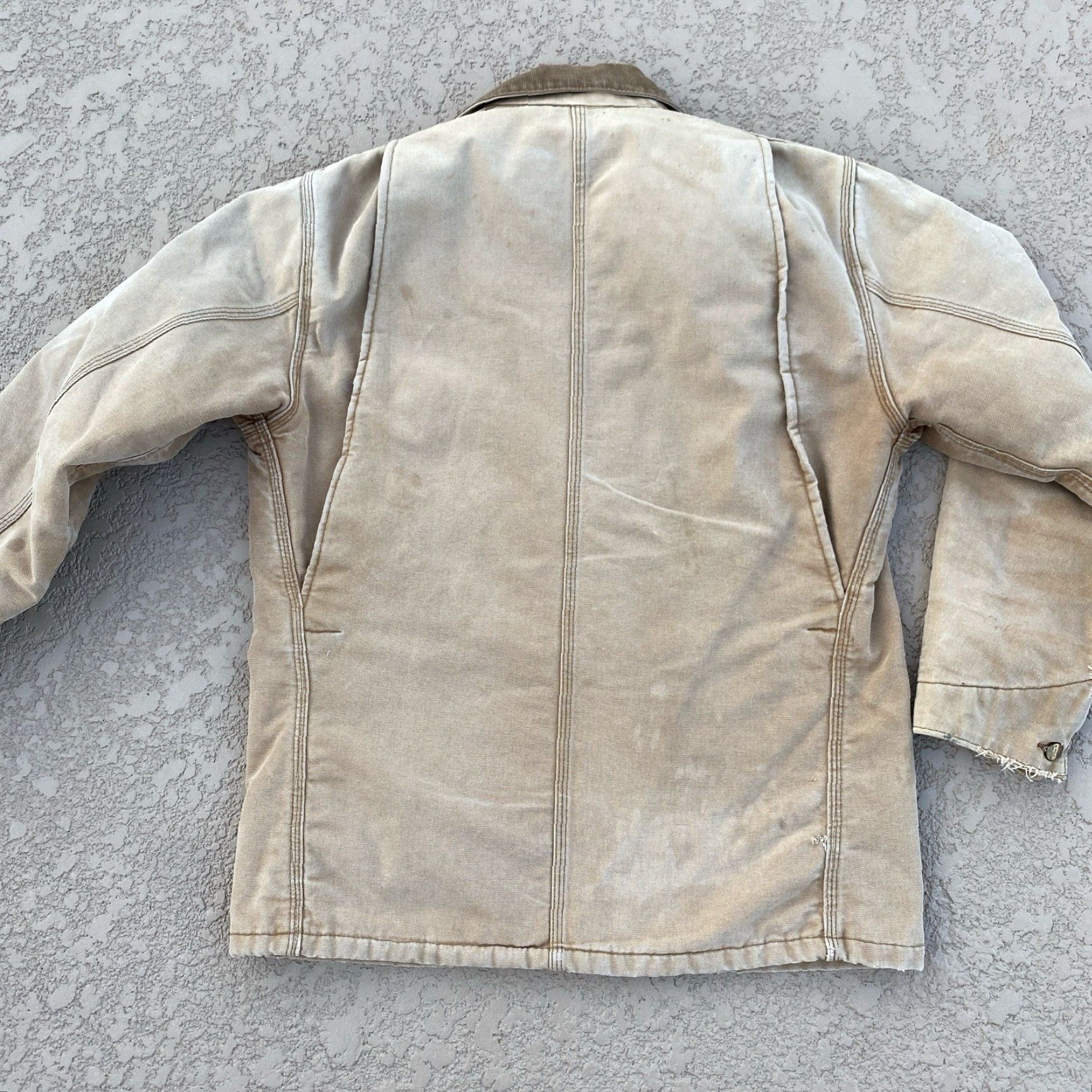 Carhartt VINTAGE Carhartt Blanket Lined Chore Coat Work Jacket 44 Beige Regular Unisex Adults Mens Womens Size US S / EU 44-46 / 1 - 6 Thumbnail