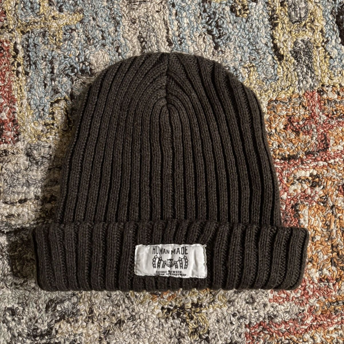 Human Made logo patch classic beanie acrylic ribbed knit Nigo Size ONE SIZE - 1 Thumbnail