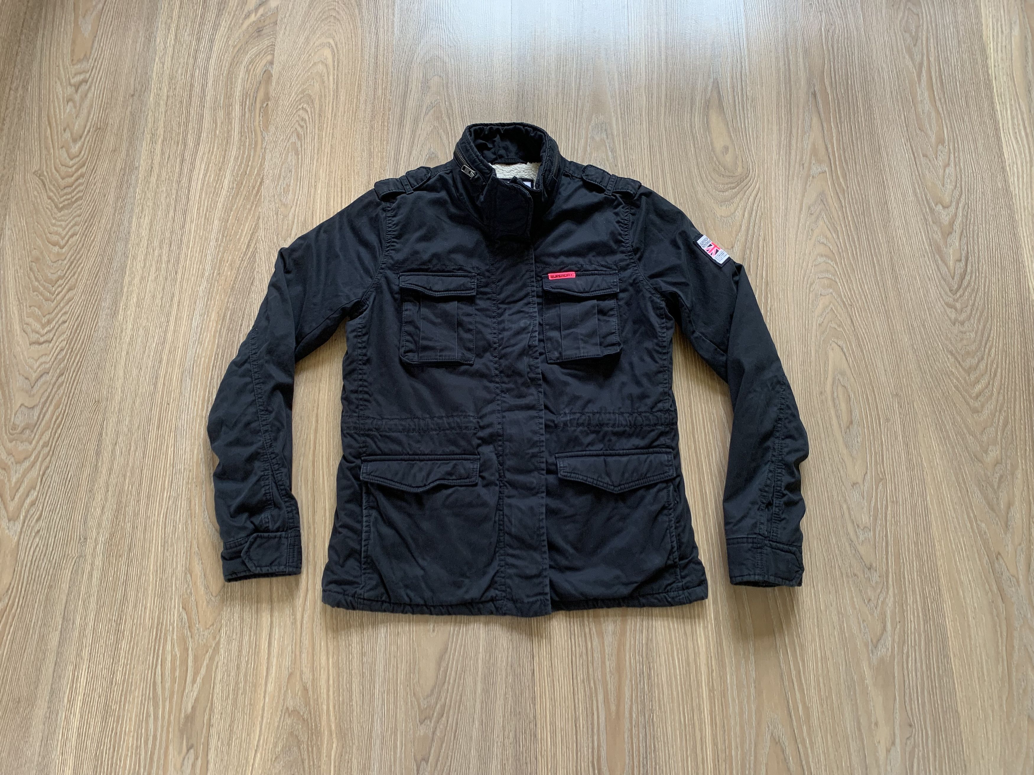 Japanese Brand × Superdry Superdry Rookie Borg Military Jacket Blue Jackets Size M / US 6-8 / IT 42-44 - 1 Thumbnail