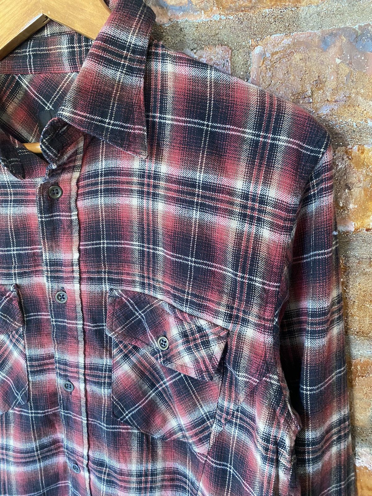 Japanese Brand × Kiminori Morishita × Tete Homme 🔥kiminori era Shadow Flannel Size US M / EU 48-50 / 2 - 6 Thumbnail