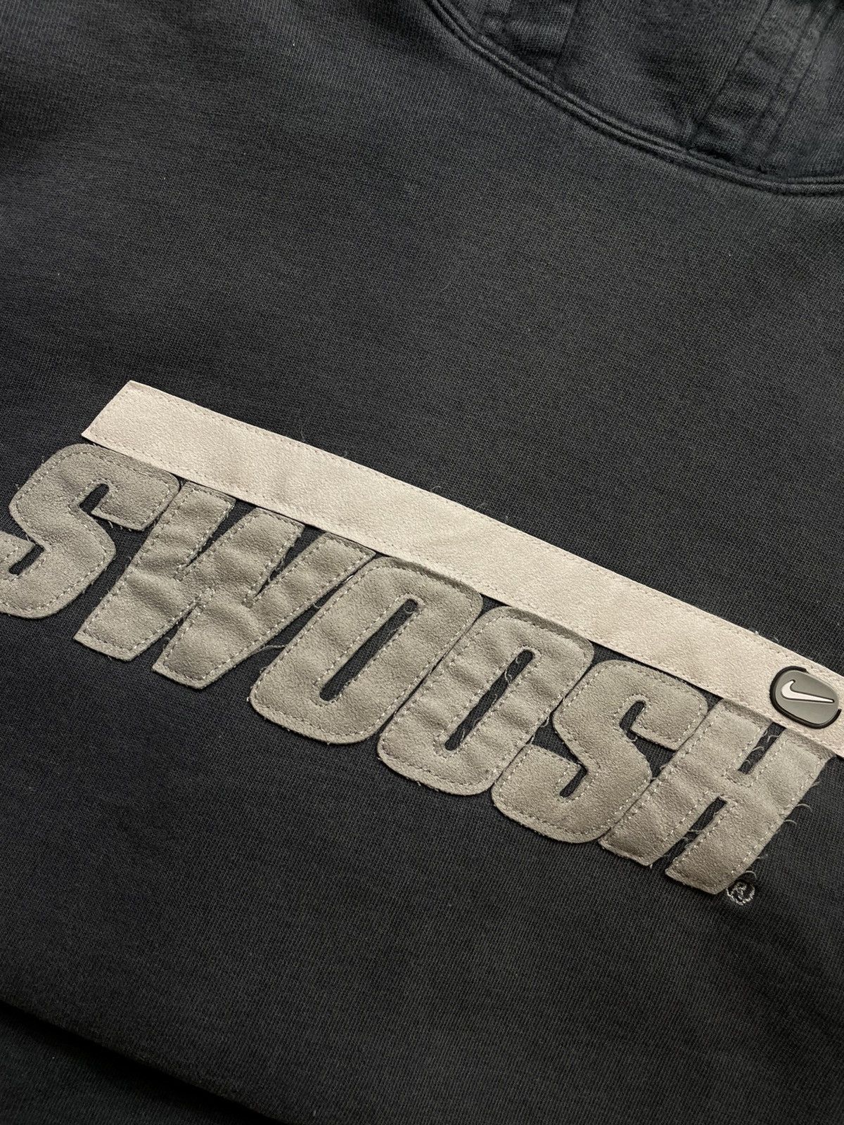 Nike 🏴‍☠️ NIKE RETRO SUN FADED DISTRESSED SWOOSH BIG LOGO HOODIE Size US M / EU 48-50 / 2 - 2 Thumbnail