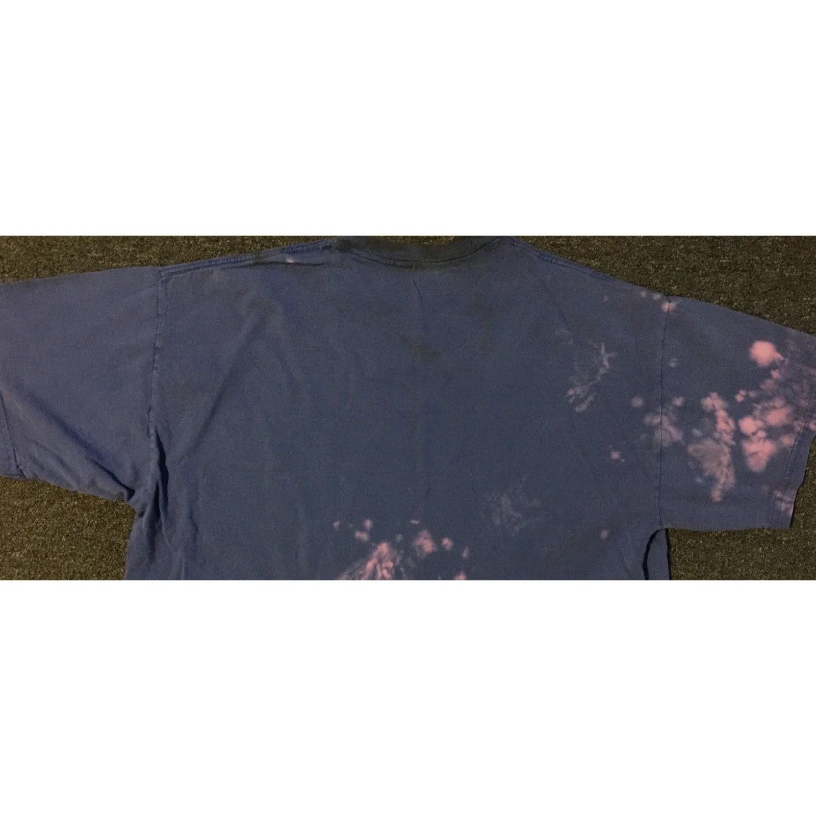 Vintage Vtg Corona Sunset Lounge Thrashed Faded Bleach Shirt L Blue Graphic Tee 90s Grunge Bar Beer Distressed Mens T-Shirt Size US L / EU 52-54 / 3 - 7 Thumbnail