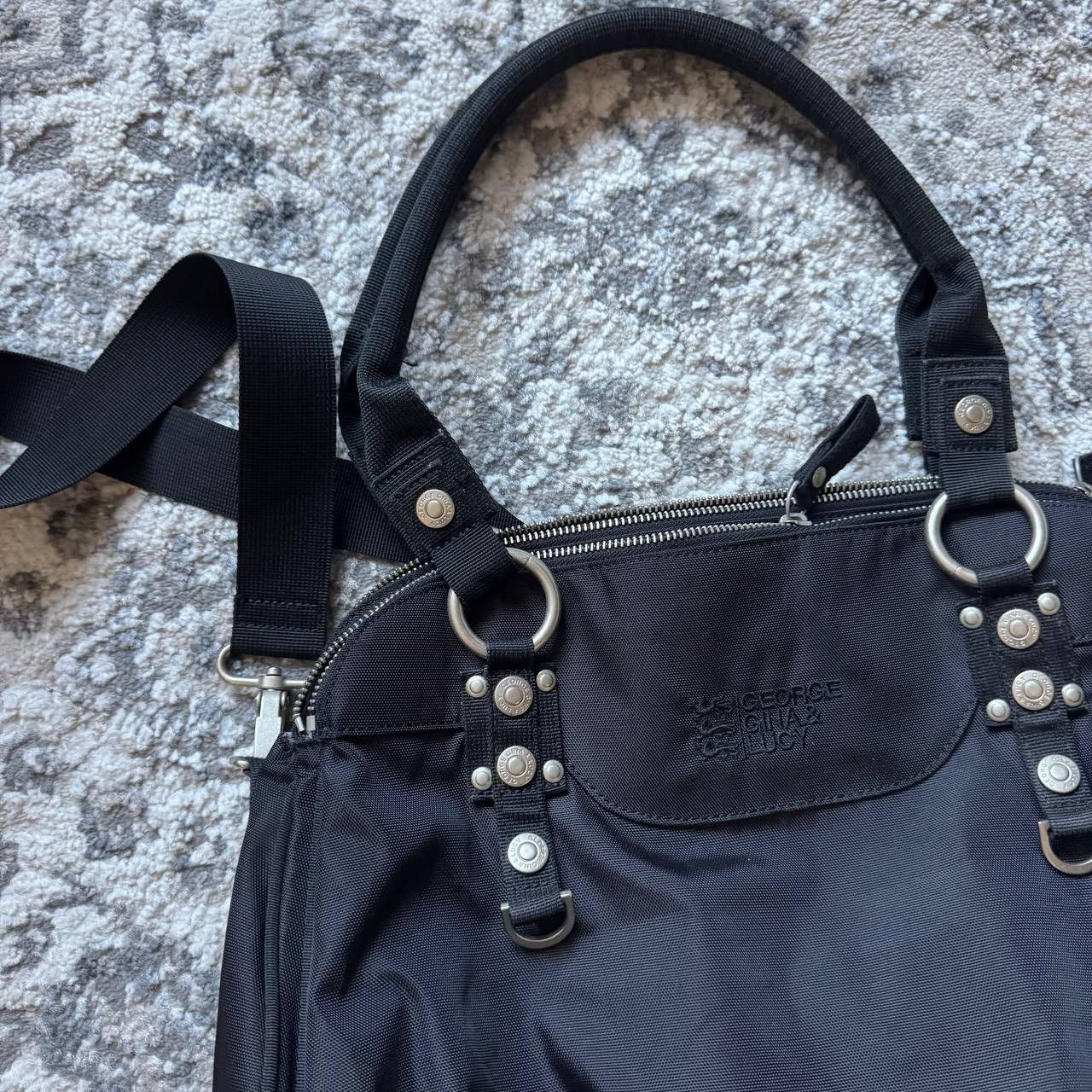 Japanese Brand Big GGL George Gina&Lucy Alyx Nylon Utility Goth Retro Style Size ONE SIZE - 9 Thumbnail
