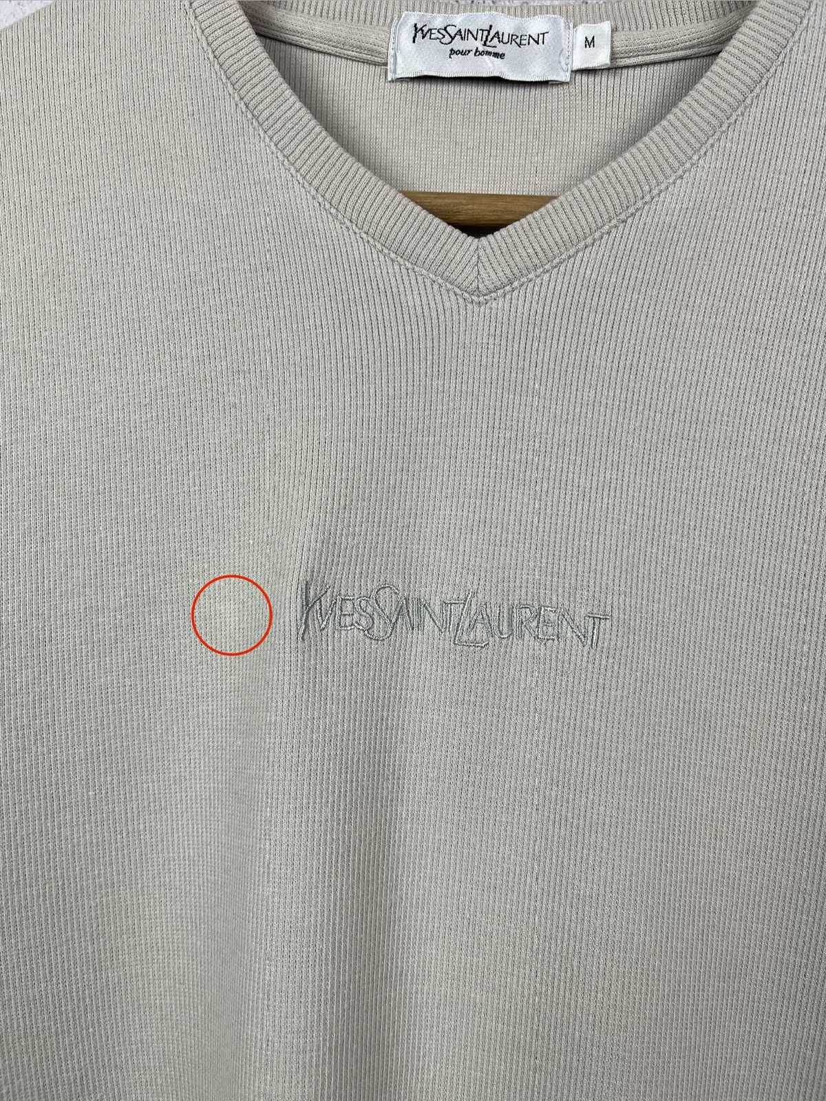 Yves Saint Laurent Vintage 90s YSL Yves Saint Laurent Pour Homme T-Shirt Rare Size US M / EU 48-50 / 2 - 5 Thumbnail
