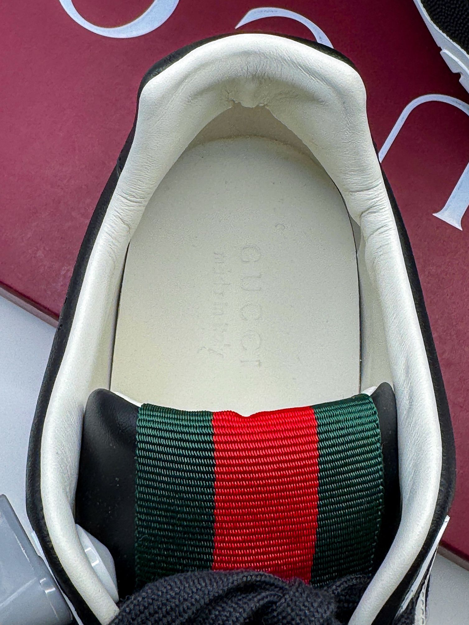 Gucci Gucci Re-Web GG Supreme Monogram Black Luxury Sneakers Size US 13 / EU 46 - 12 Thumbnail