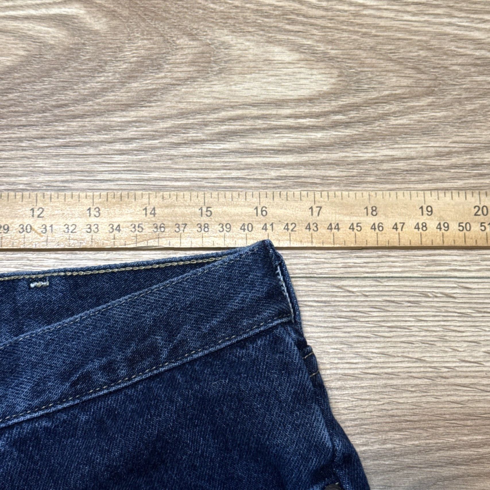 Wrangler VINTAGE Wrangler Men’s Regular Fit Straight Denim Jeans 35x34 Dark Wash 9650IMR Size US 35 - 4 Thumbnail
