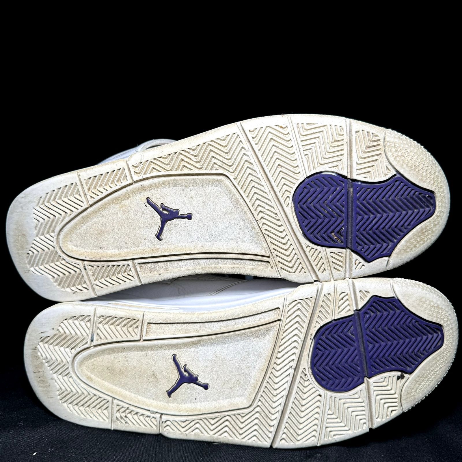 Jordan Brand × Nike Size 11.5 - Air Jordan 4 Retro Purple Metallic Men's Shoes Size US 11.5 / EU 44-45 - 7 Thumbnail