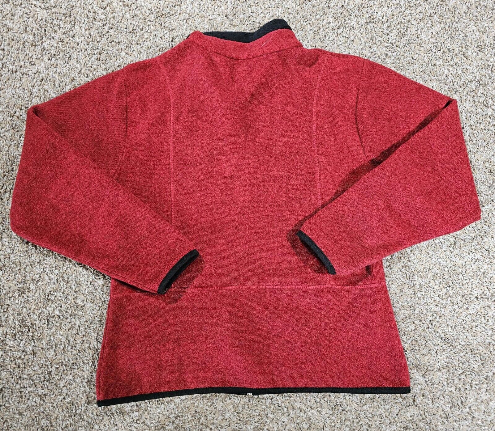 Designer Alps Red Fleece Jacket Full Zip Medium Pocket Size M / US 6-8 / IT 42-44 - 8 Thumbnail