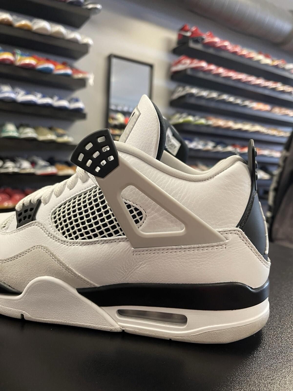 Jordan Brand Size 12.5 - Air Jordan 4 Retro Military Black DH6927-111 Size US 12.5 / EU 45-46 - 5 Thumbnail