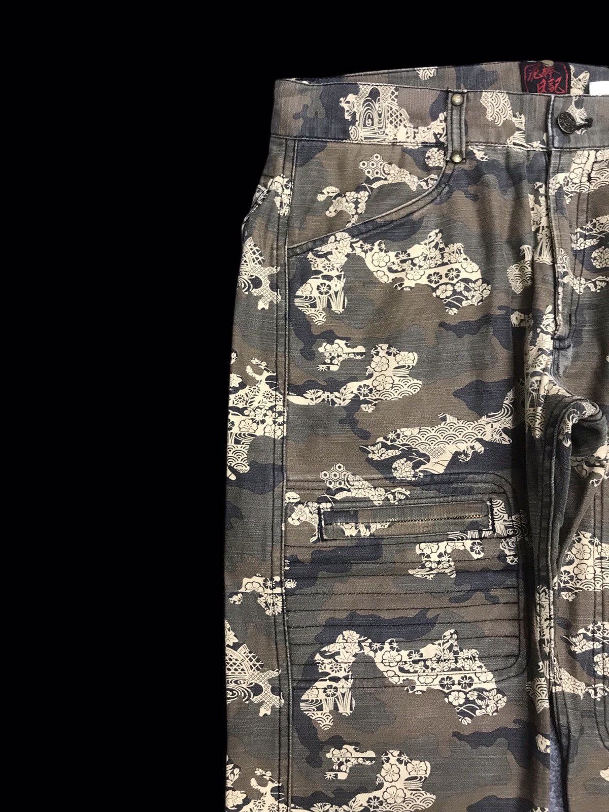 Japanese Brand 💥ARCHIVAL💥GEMSTONE Japan Tctical Multipocket Camo Pant F94 Size US 31 - 4 Thumbnail