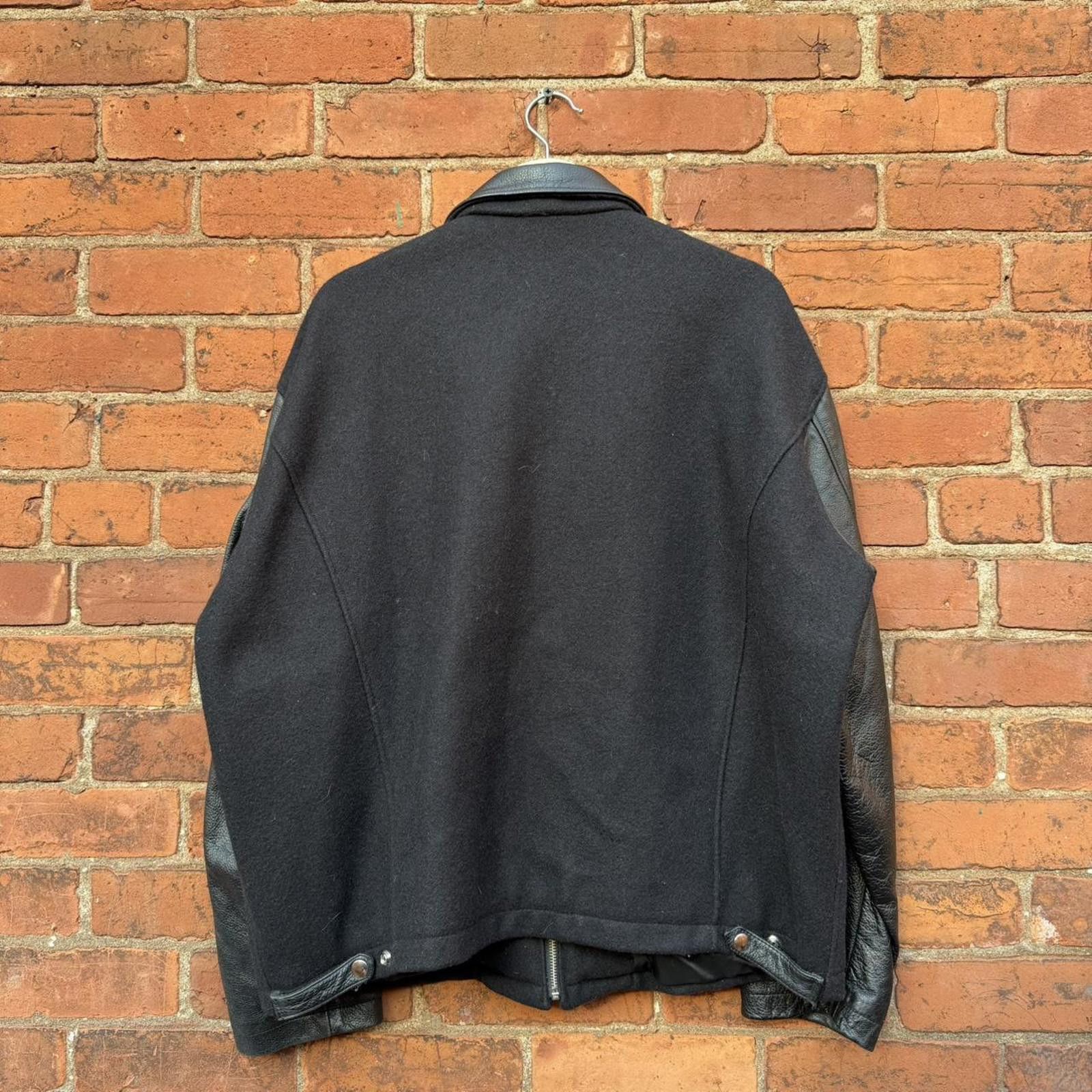 Roots wild vintage ibm bomber leather jacket XL 90s Size US XL / EU 56 / 4 - 4 Thumbnail