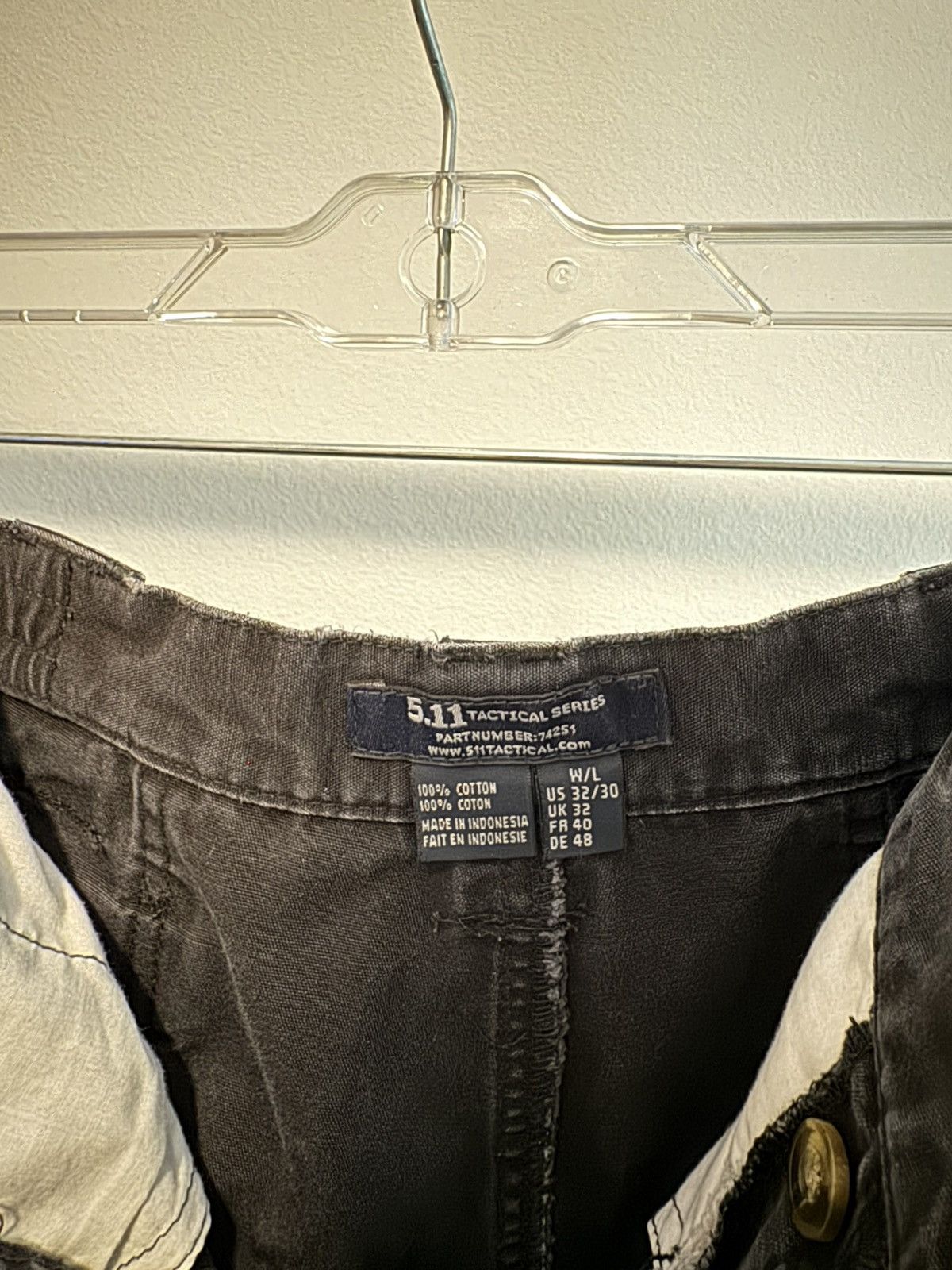 Vintage 511.Tactical Black Work Pants Size US 32 / EU 48 - 5 Thumbnail