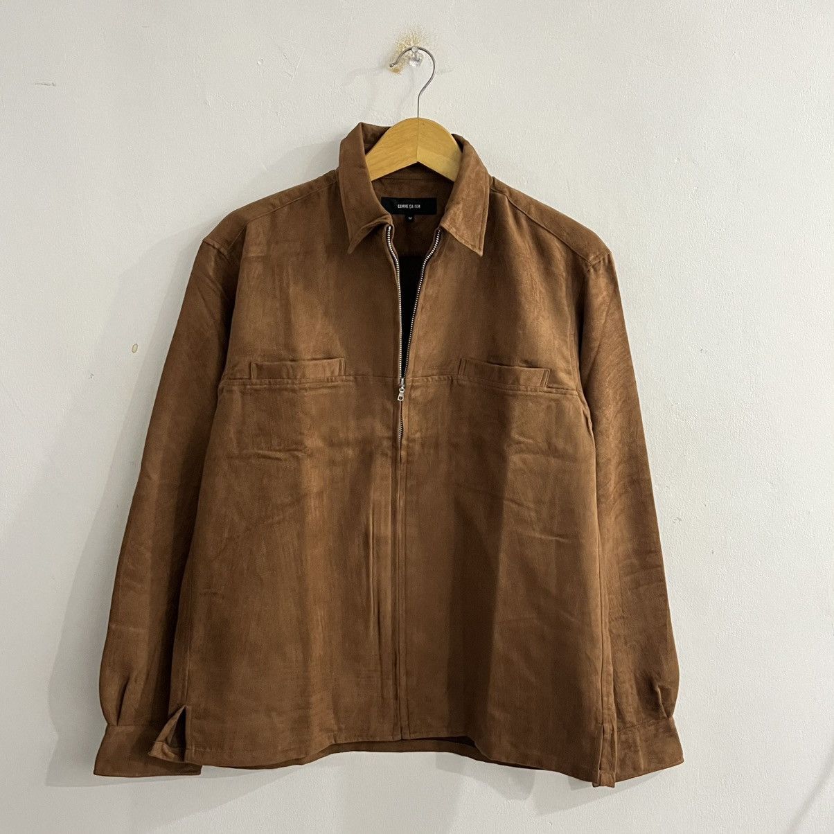 Issey Miyake Comme Ca Ism - Basic Longsleeve Zip Shirt Size US M / EU 48-50 / 2 - 1 Thumbnail