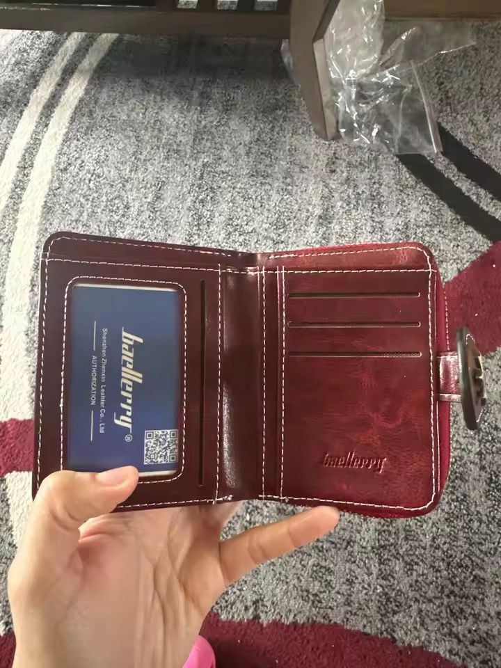 Japanese Brand PU Leather Cross Purse / Wallet Size ONE SIZE - 3 Thumbnail