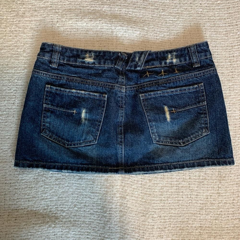 Urban Outfitters MOTO Women's Denim Mini Skirt - Stylish Casual Wear Size 28" / US 6 / IT 42 - 2 Thumbnail