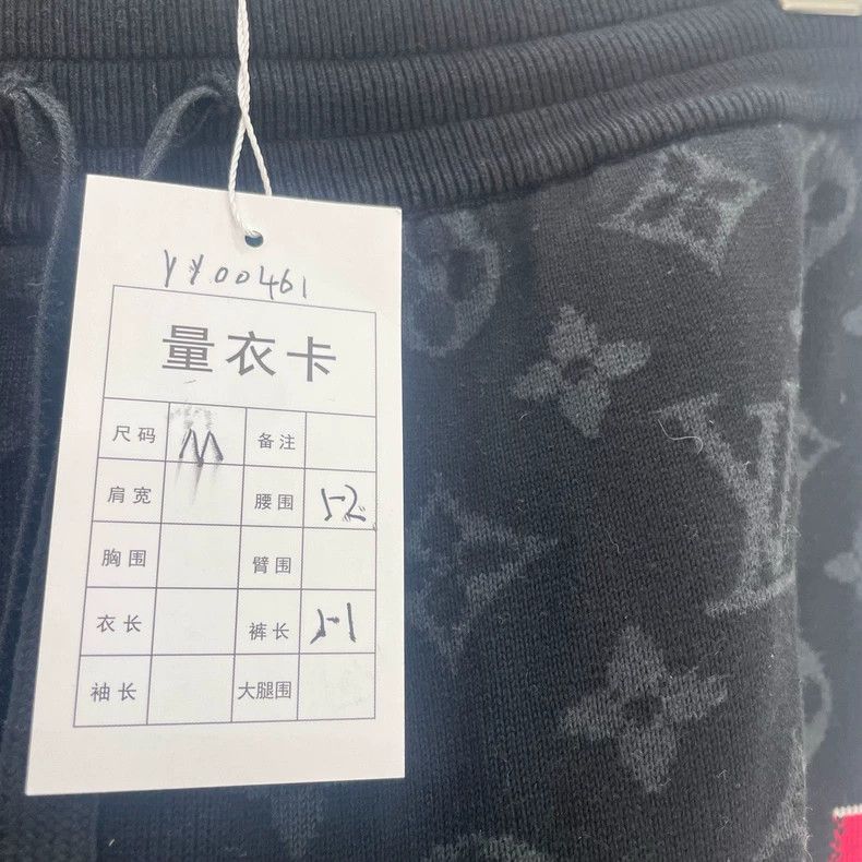 Louis Vuitton Louis Vuittonsize m Embroidered Black Shorts 2501-Nextarrow Size US 30 / EU 46 - 5 Thumbnail