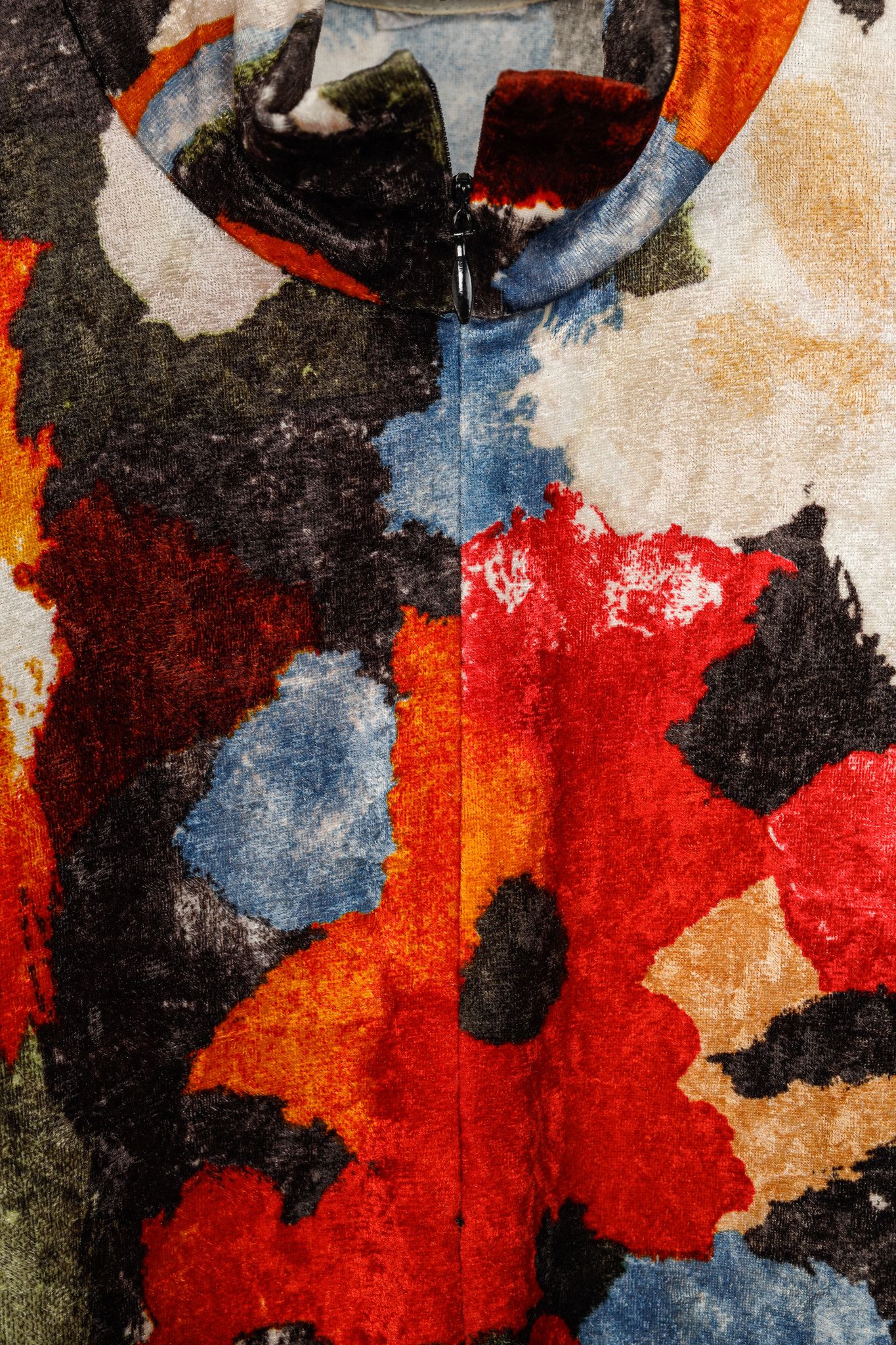 Issey Miyake Issey Miyake AW95 Runway Floral Velvet Turtleneck Top Size M / US 6-8 / IT 42-44 - 7 Thumbnail