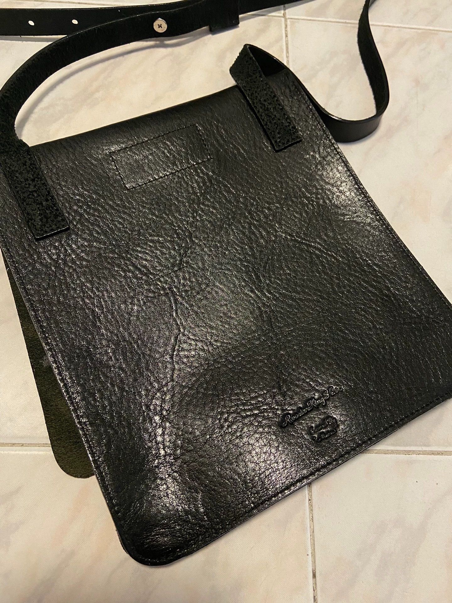 N.Hoolywood NHW x PORTER x Rooster 9/10 Leather Bag Cross Embroidery Size ONE SIZE - 4 Thumbnail