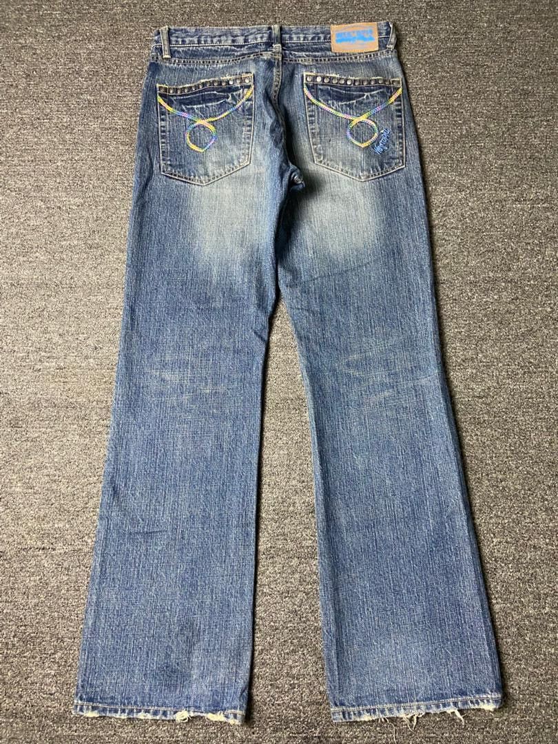 Japanese Brand Vintage WESTOPIA Distressed Denim Ripped Jeans (136) Size US 33 - 2 Thumbnail