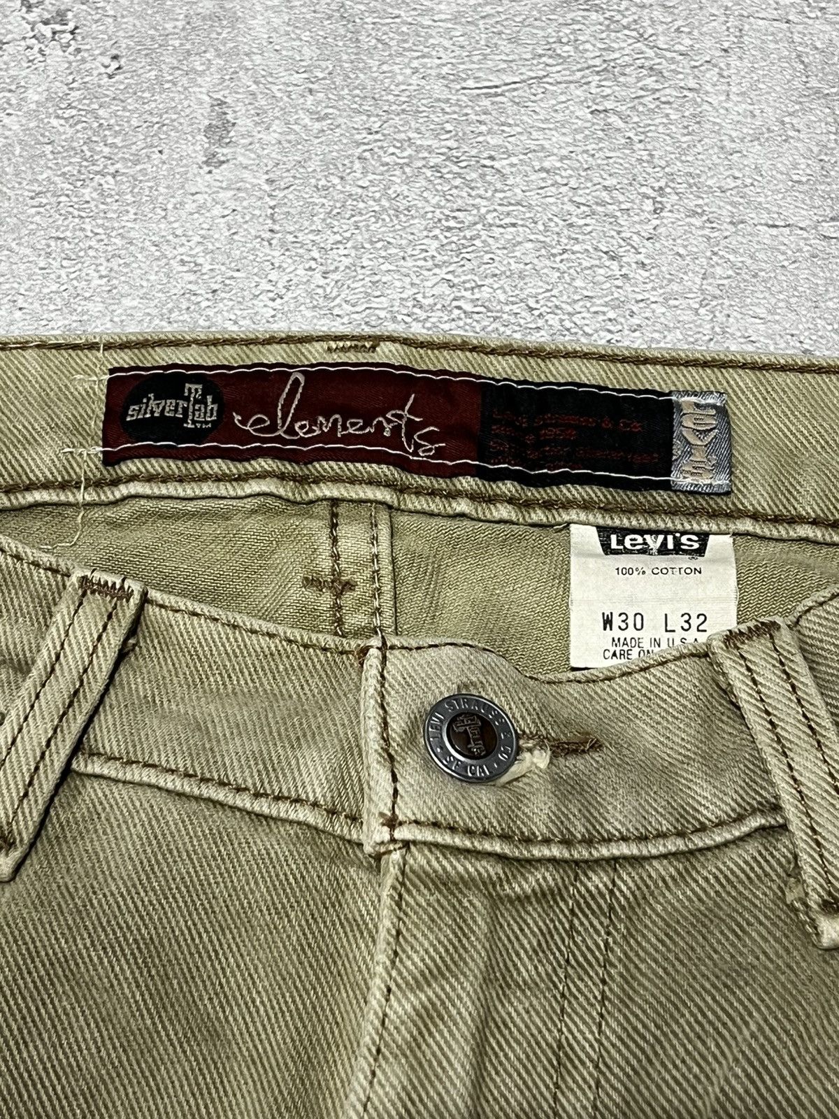 Levi's × Levi's Vintage Clothing × Vintage Vintage 90's Levi's Silvertab Elements Size US 31 - 4 Thumbnail