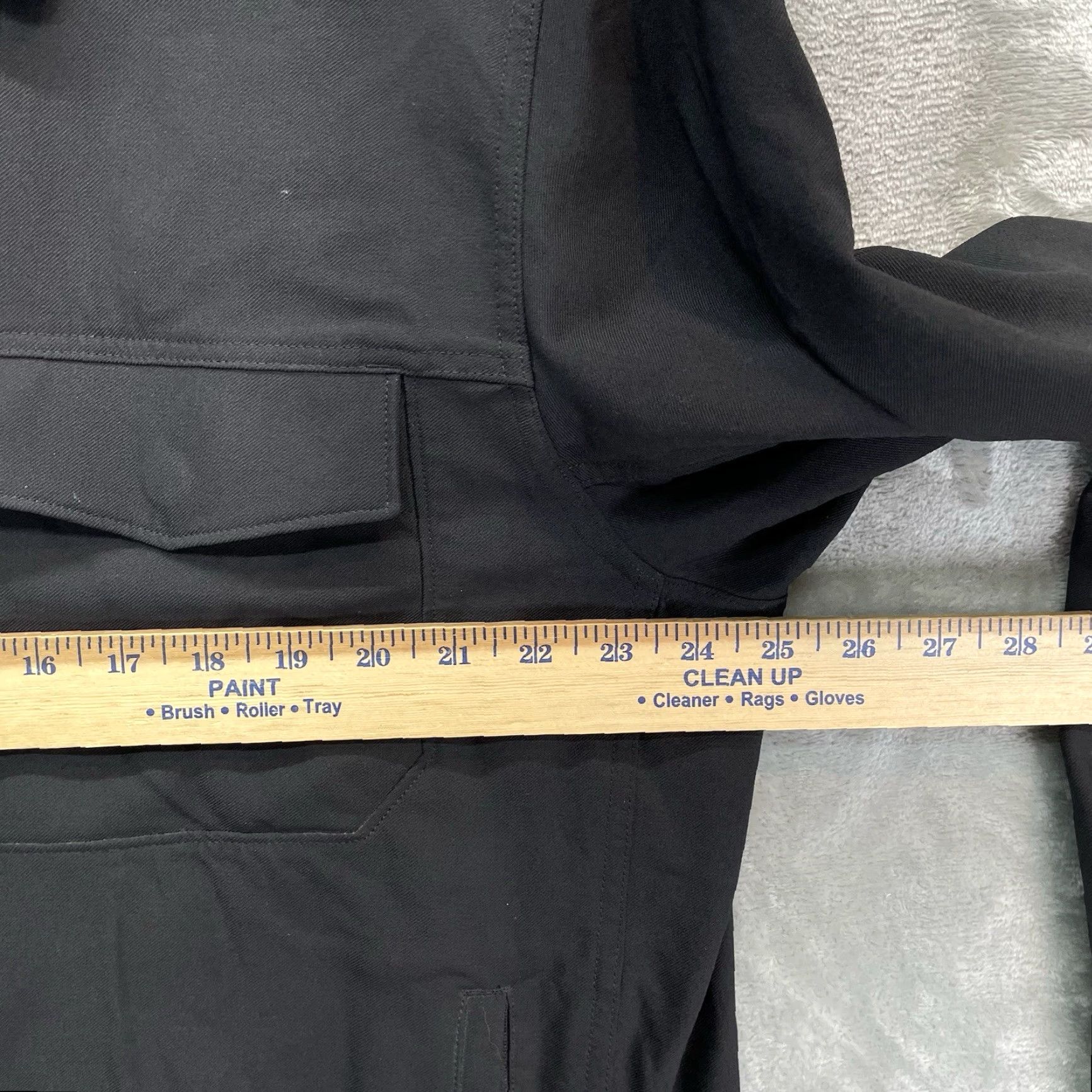Lululemon Lululemon Twill Utility Jacket Mens XL Shacket Snap Front Shirt black preppy Size US XL / EU 56 / 4 - 6 Thumbnail
