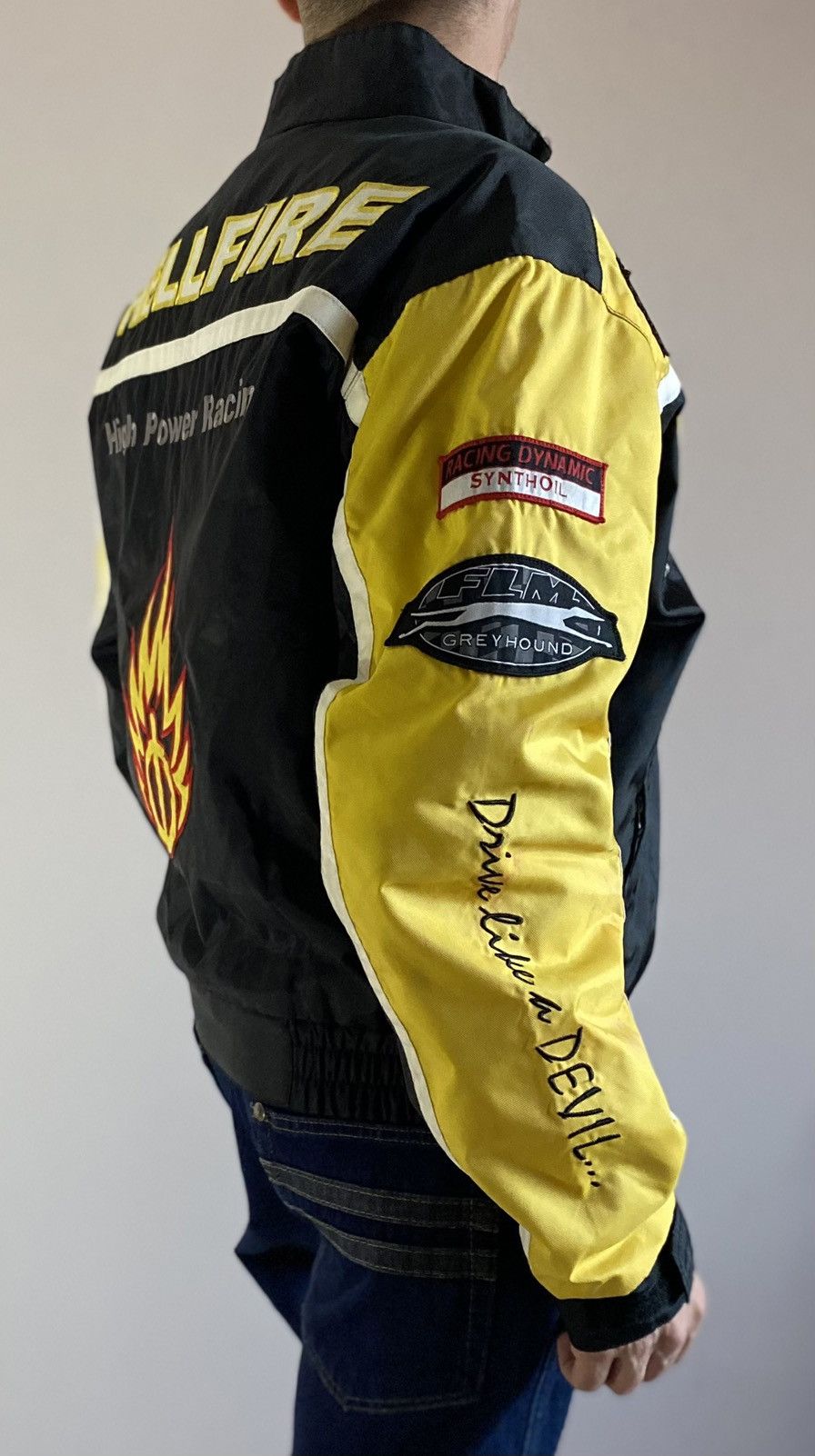 Vintage Vintage HELLFIRE Hell Fire High Power Racing Jacket Coat Size US M / EU 48-50 / 2 - 6 Thumbnail
