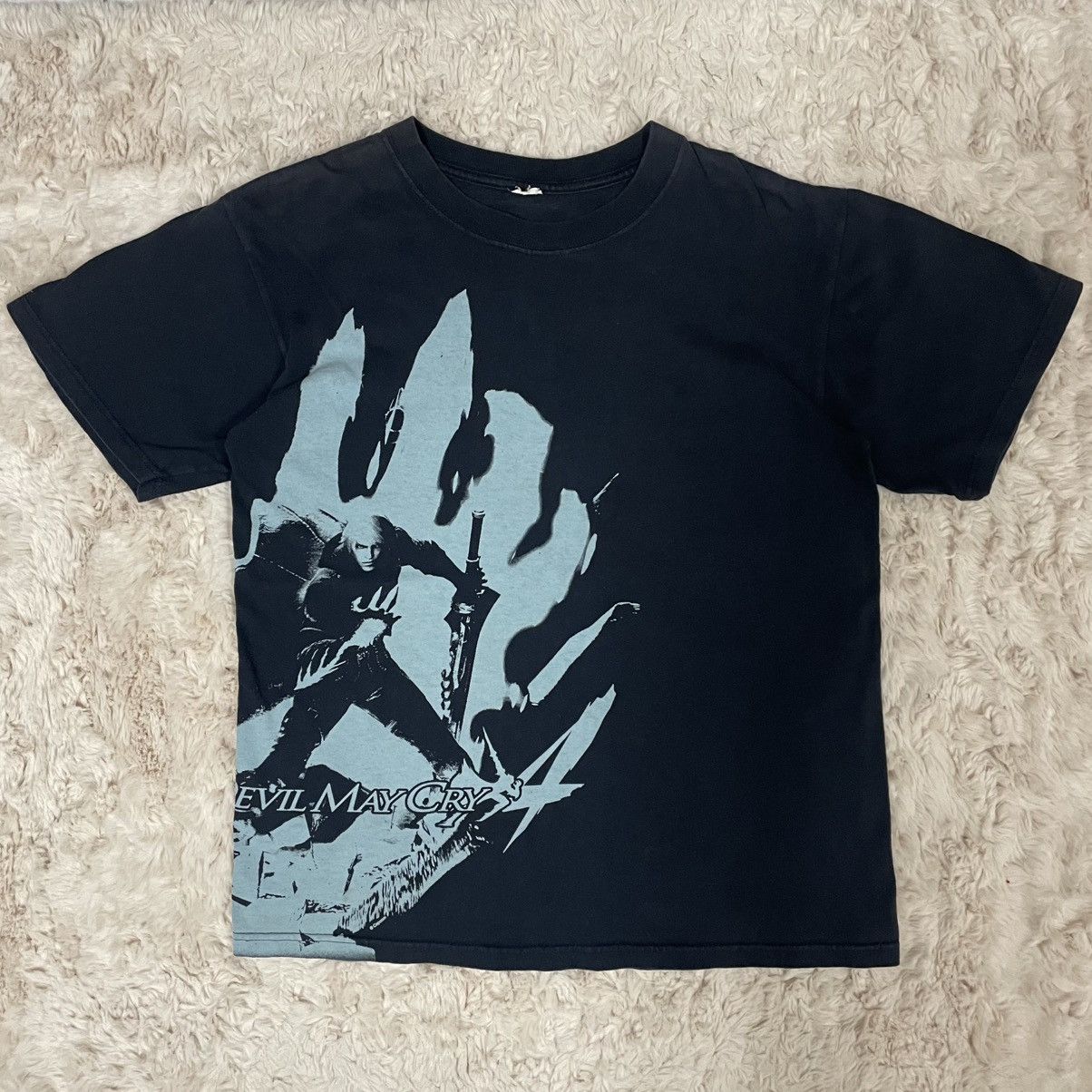 Vintage Devil May Cry 4 Capcom Nero Game Promo T-shirt 2008s