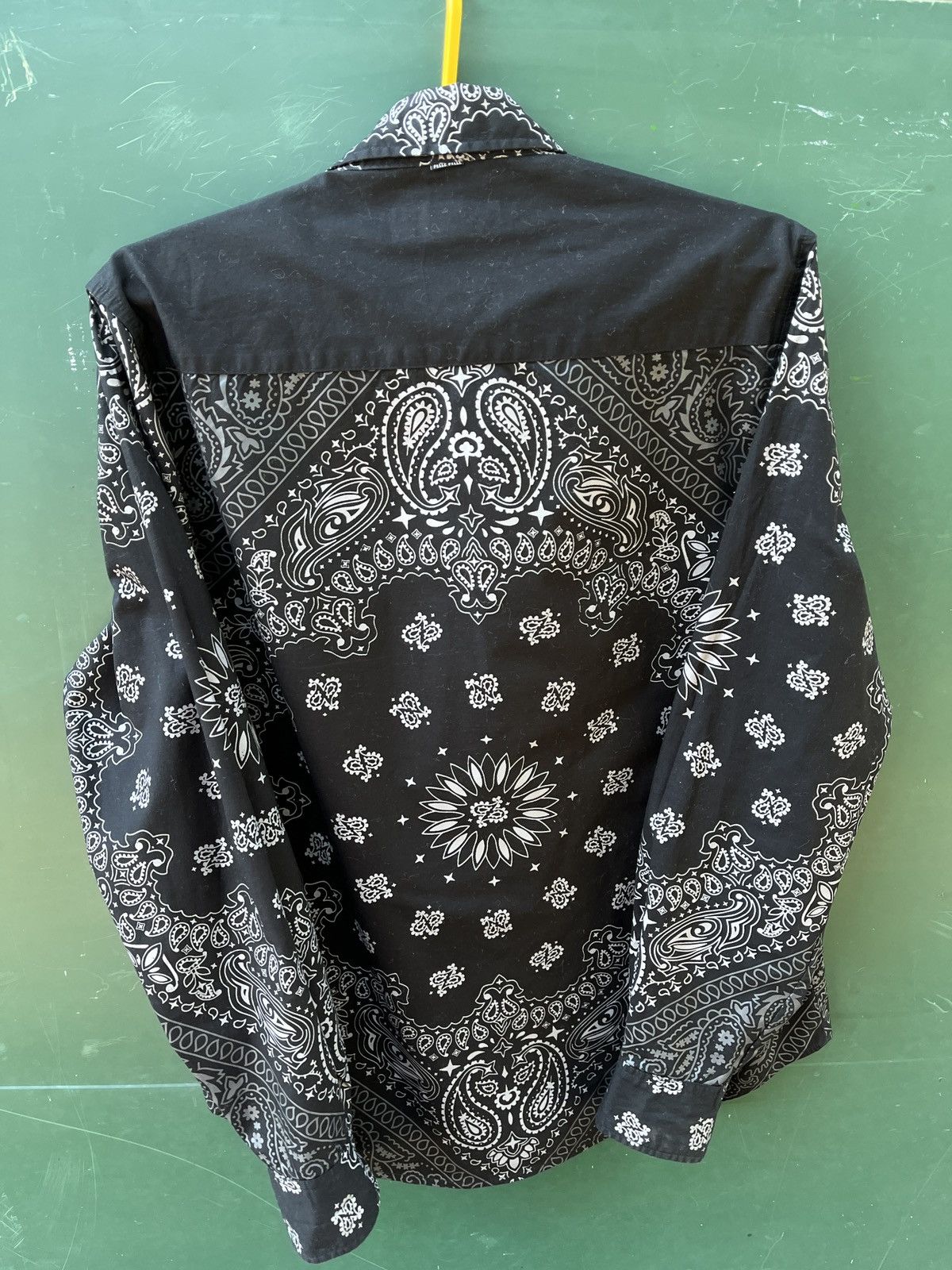 Pelle Pelle Deadstock Vintage 90s Pelle Pelle Denim Button Paisley Size US M / EU 48-50 / 2 - 2 Thumbnail
