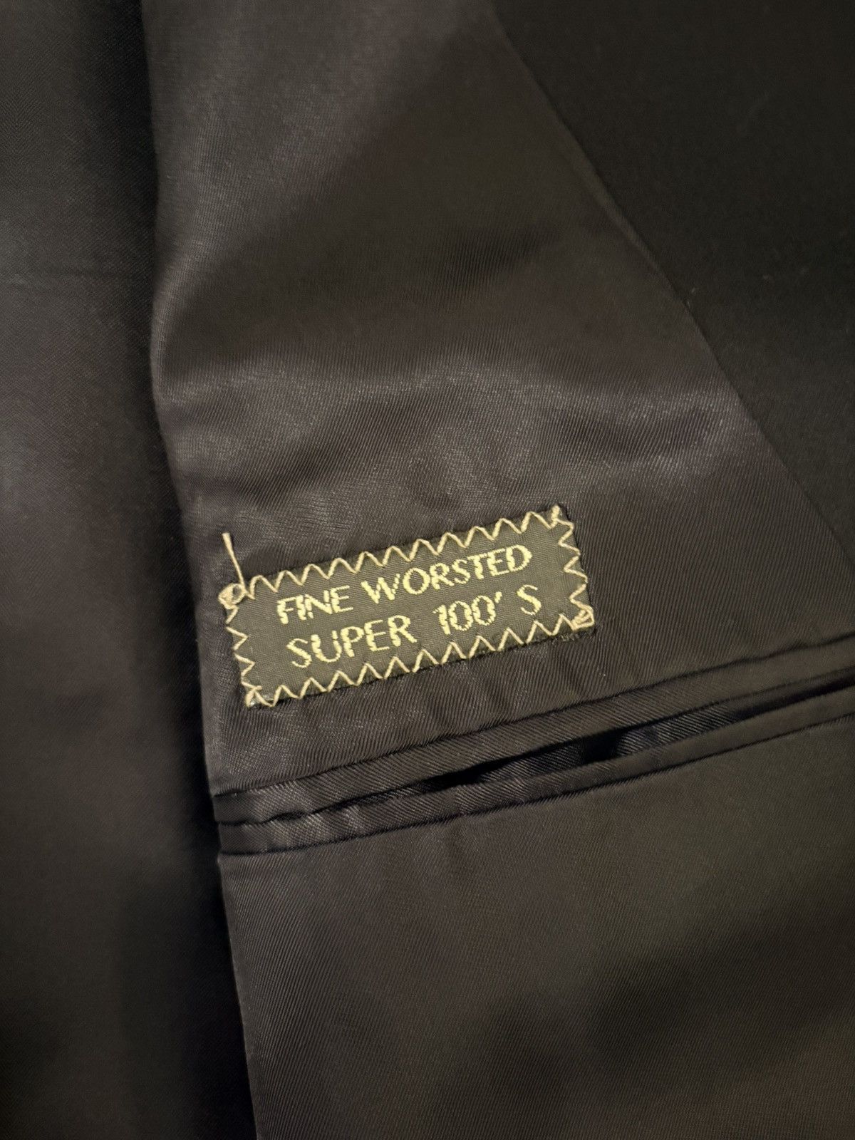Gucci Gucci By Tom Ford Suit Jacket Navy Blazer Italy Size 46R - 8 Thumbnail