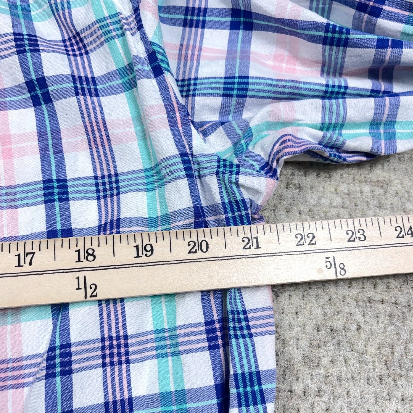 Vineyard Vines VINEYARD VINES Flannel Shirt Men M Button-Up Plaid Blue Logo 90s Preppy Style Size US M / EU 48-50 / 2 - 7 Thumbnail