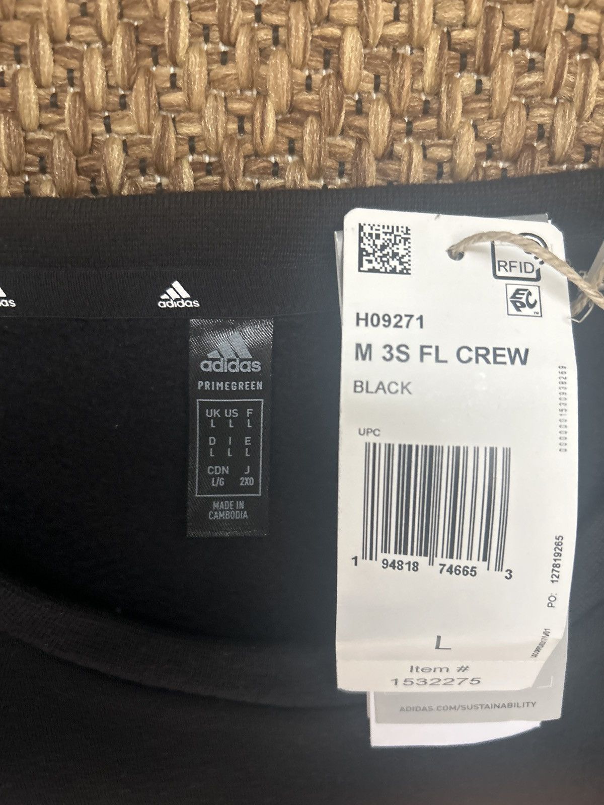 Adidas ADIDAS CREWNECK Size US L / EU 52-54 / 3 - 2 Thumbnail
