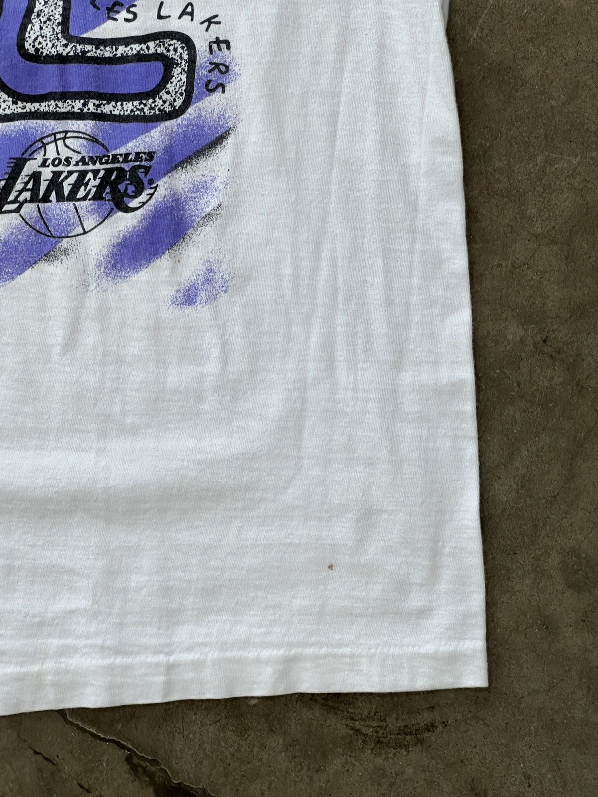 NBA × Vintage Vintage Los Angeles Lakers Magic Johnson Single Stitch XL Size US XL / EU 56 / 4 - 5 Thumbnail