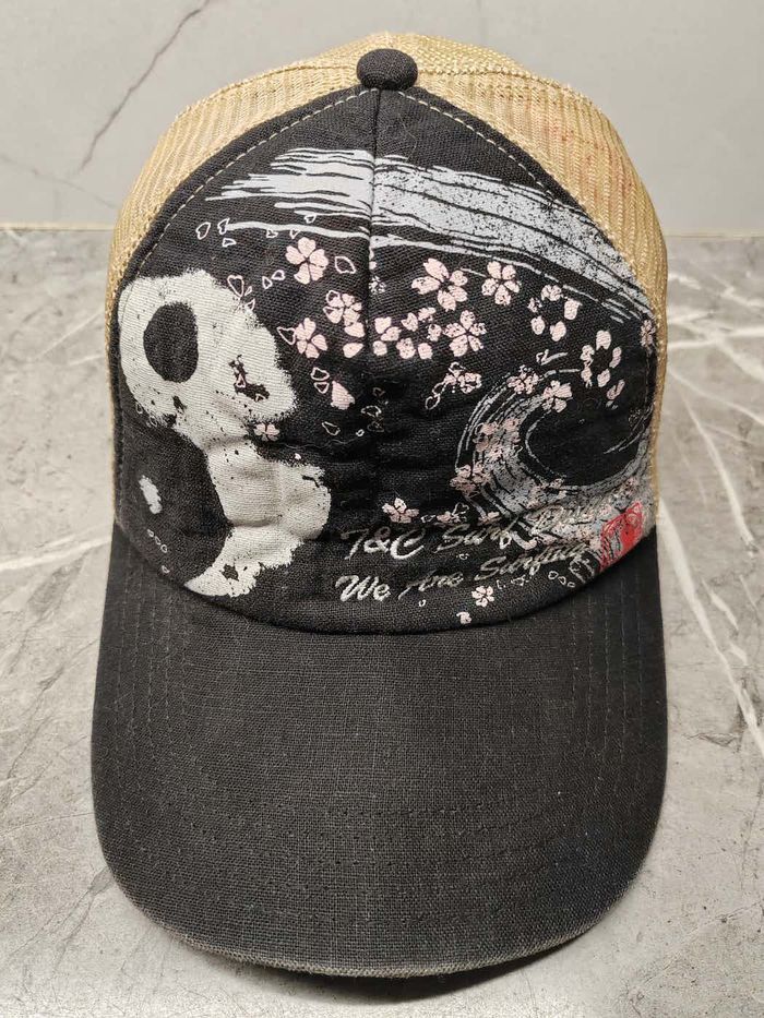 Japanese Brand Vintage T&C Surf Design Hawaii Trucker Cap Hat Size ONE SIZE - 2 Thumbnail