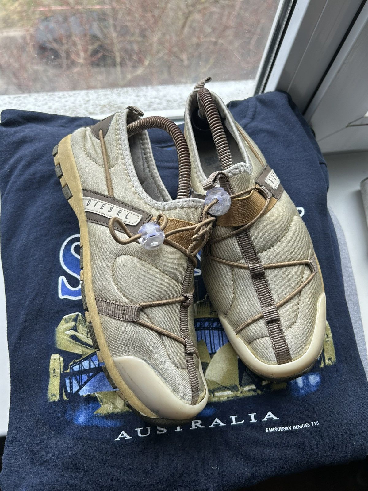 Diesel Vintage 90’s Diesel Footwear Japanese Style Low Top Sneakers Size US 7.5 / IT 37.5 - 3 Thumbnail