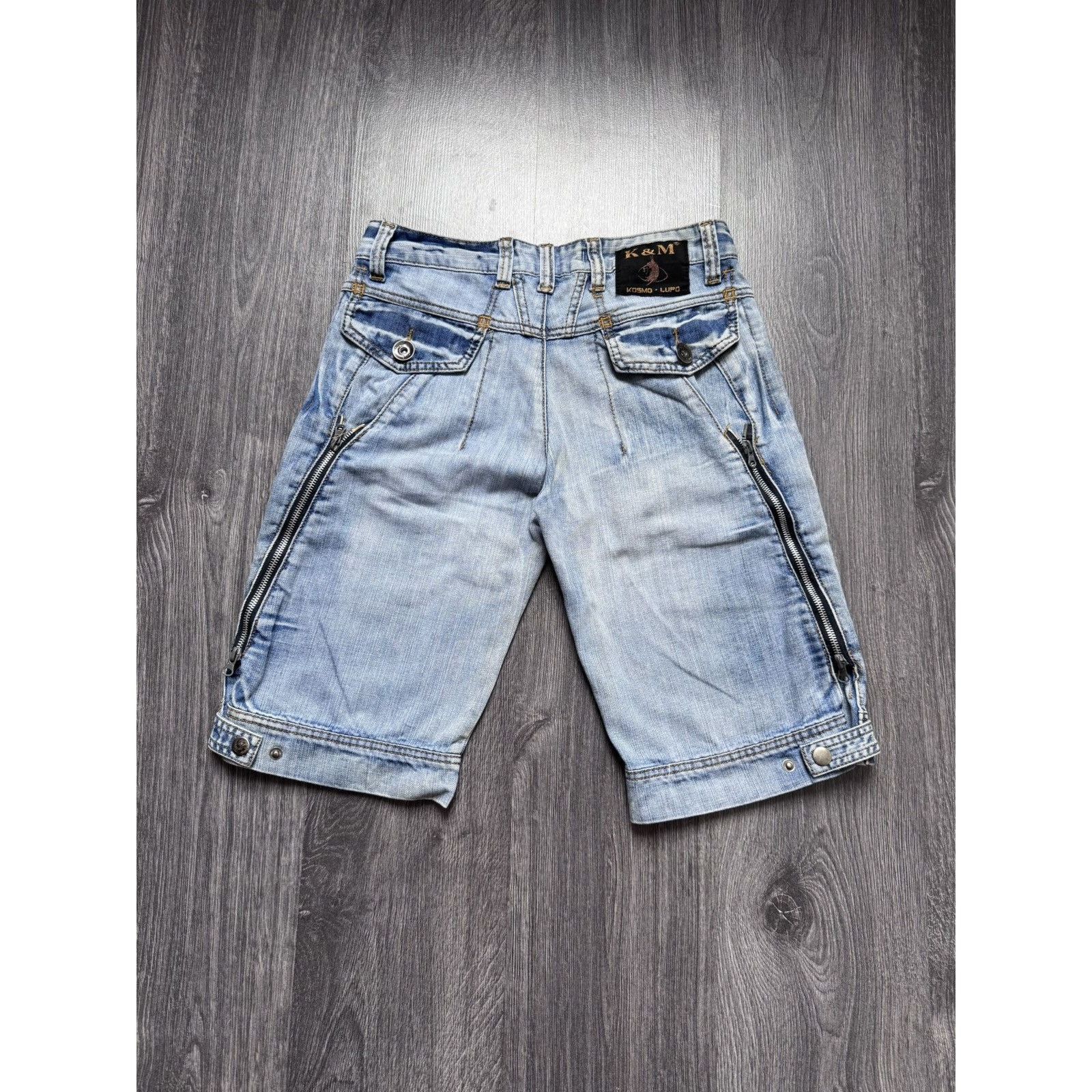 Japanese Brand × Vintage Y2K Vintage Japanese Kosmo Lupo Avantgarde Shorts Size US 30 / EU 46 - 6 Thumbnail