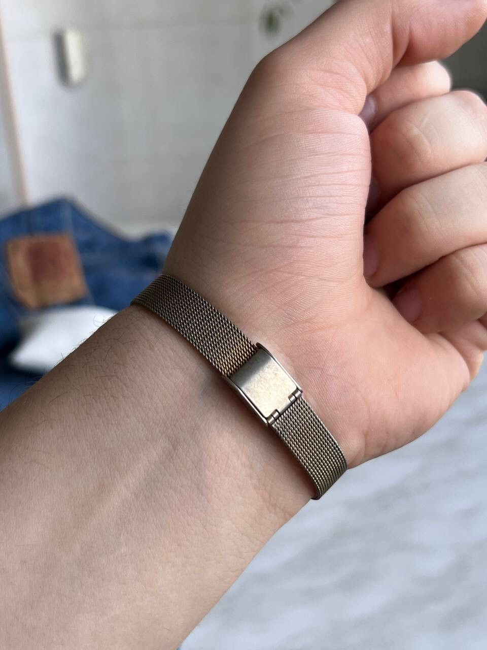 Japanese Brand × Vintage Vintage Japanese style futuristic Form Sharp Gold Watch Size ONE SIZE - 4 Thumbnail