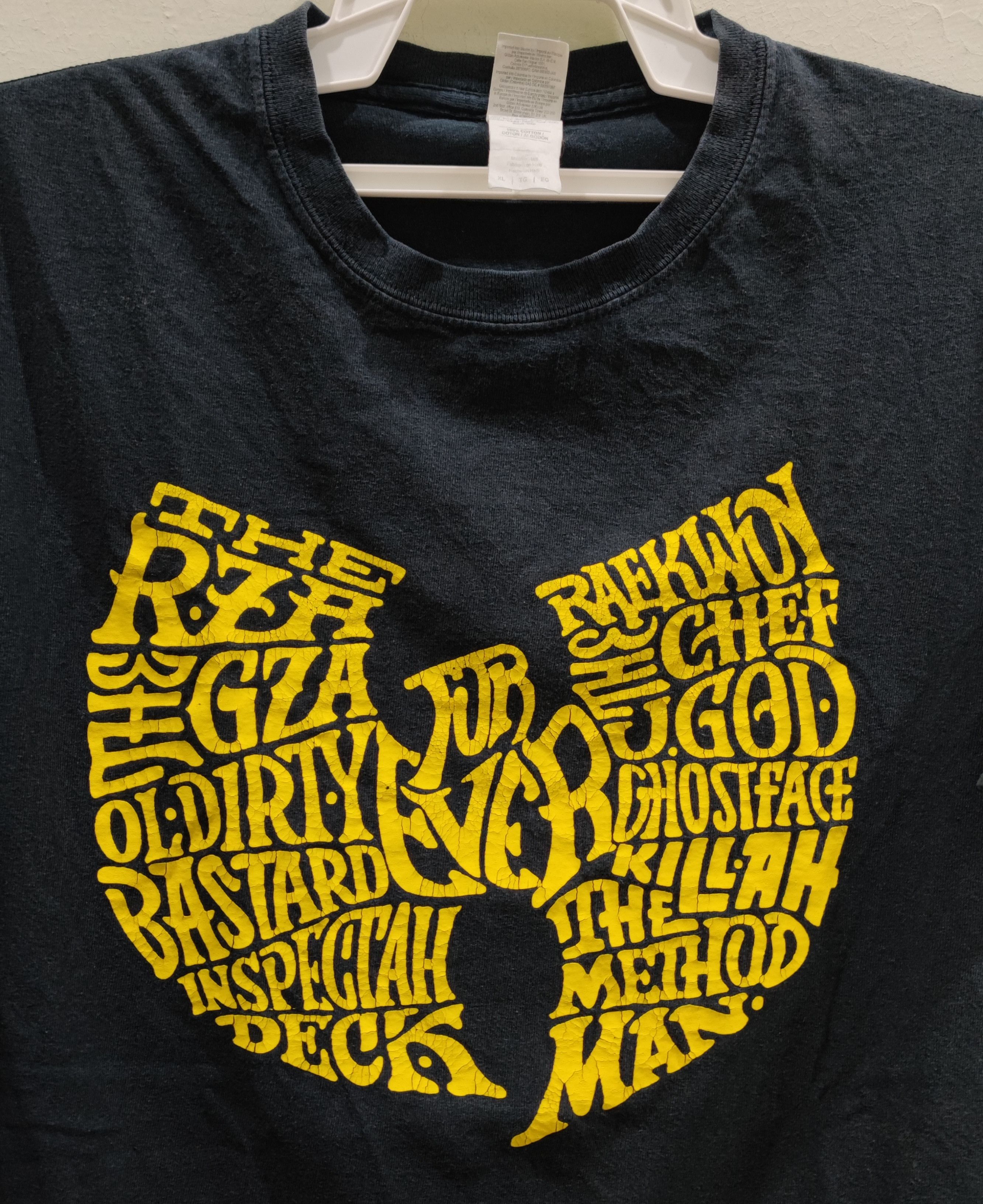 Vintage × Wu-Tang Clan Vintage Wu Tang Clan For Ever Classic Logo Raptee T Shirt Size US XL / EU 56 / 4 - 1 Thumbnail