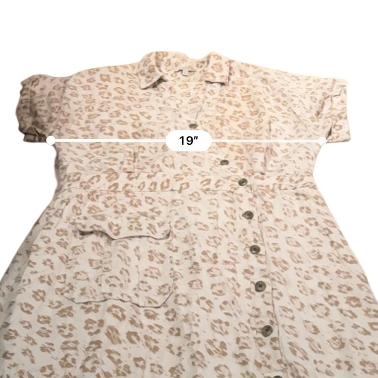 Joie Joie Coady 100% Linen Leopard Animal Print Midi Dress Sz L Size L / US 10 / IT 46 - 8 Thumbnail