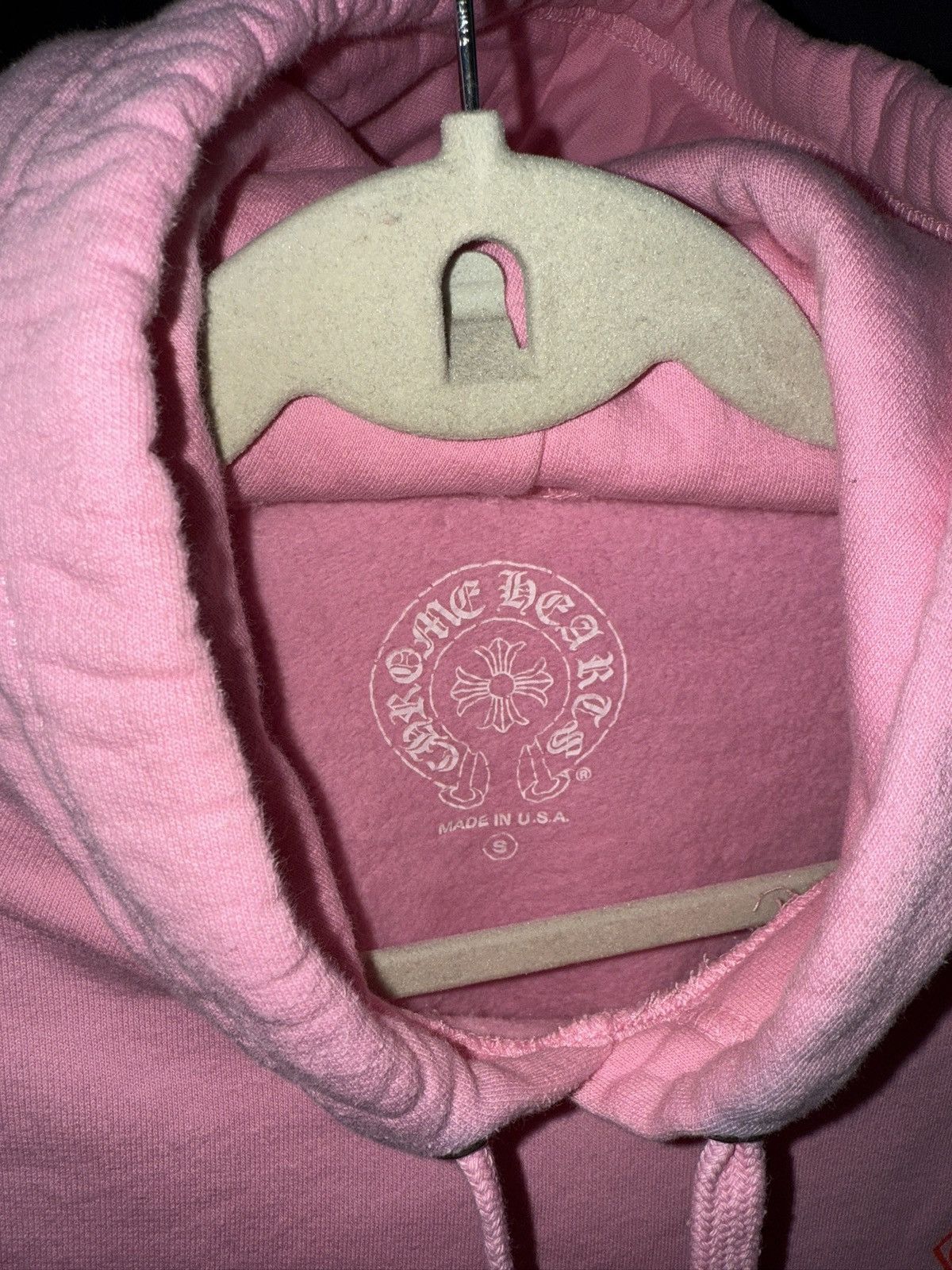 Chrome Hearts Chrome hearts script logo pink hoodie Size US S / EU 44-46 / 1 - 9 Thumbnail