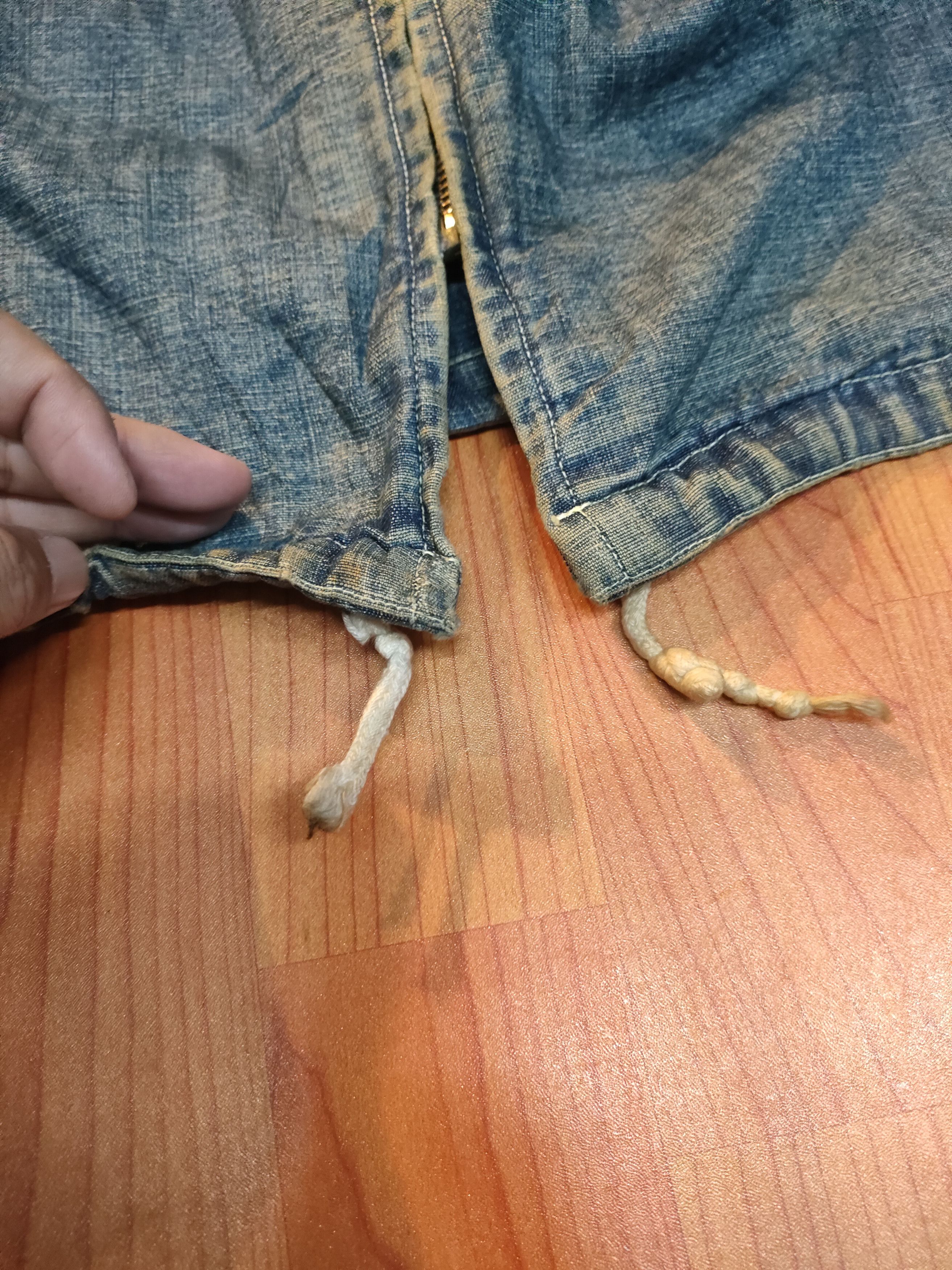 Japanese Brand Kalbab x Zipper Denim Jacket Size US L / EU 52-54 / 3 - 4 Thumbnail