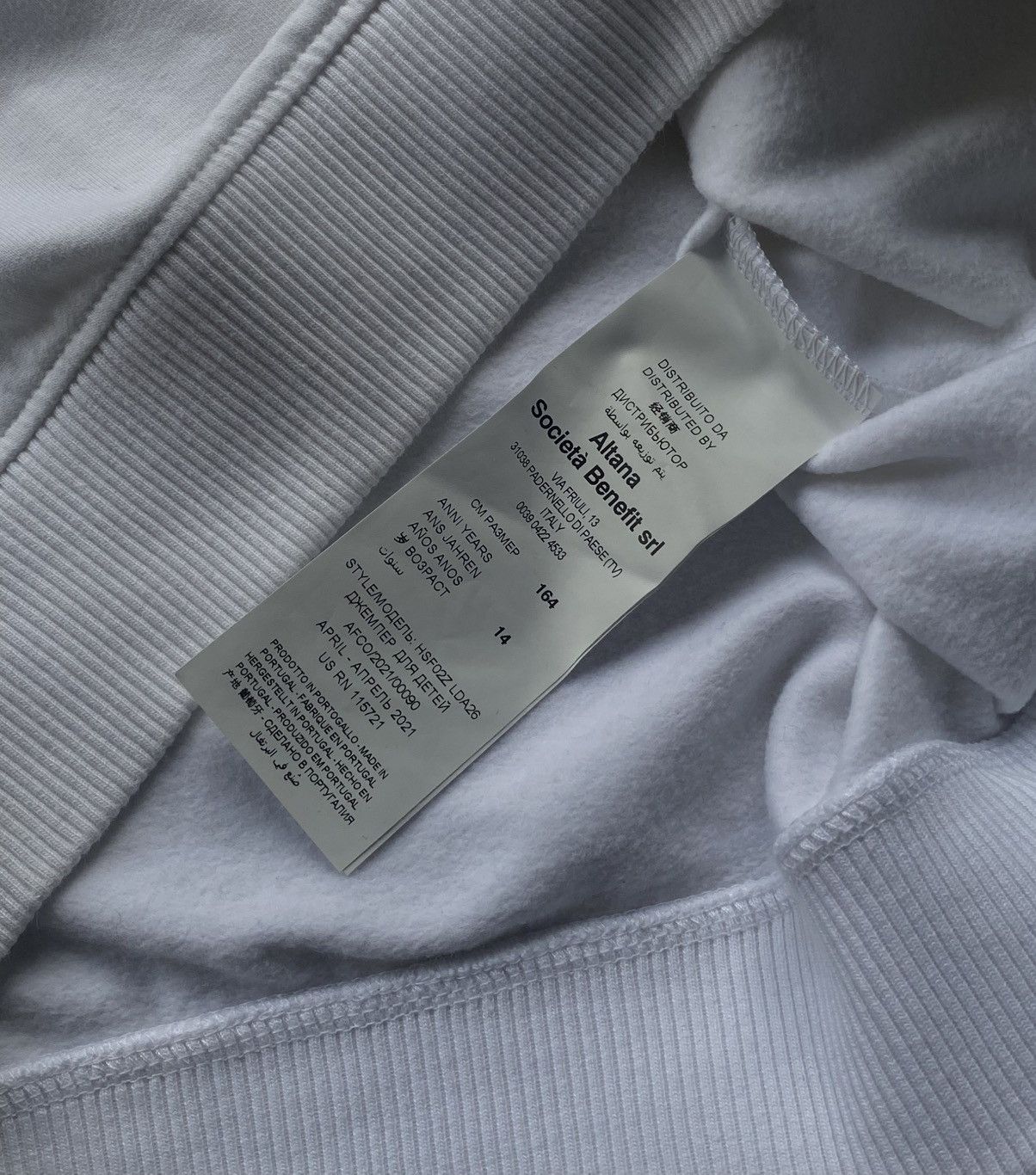 Moschino Moschino White Sweatshirt Pullover Jumper Hoodie Size S Size S / US 4 / IT 40 - 6 Thumbnail