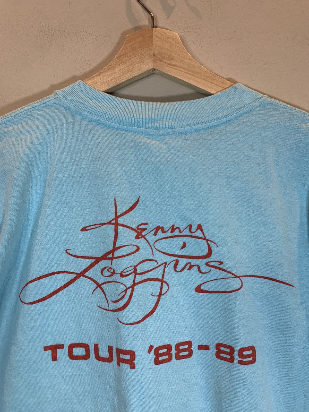 Band Tees × Vintage *RARE* Vintage 80’s Kenny Loggins Back To Avalon Tour Shirt Size US L / EU 52-54 / 3 - 4 Thumbnail