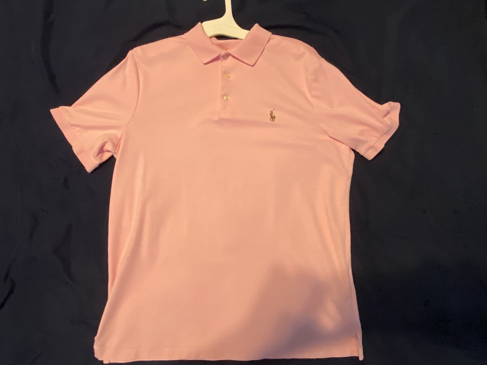 Polo Ralph Lauren Light Pink Polo, Brown Horse Size US M / EU 48-50 / 2 - 2 Thumbnail