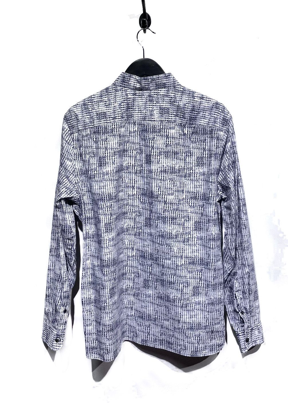 Prada Prada Grey Abstract Patterns Pocketed Shirt Size US XL / EU 56 / 4 - 3 Thumbnail