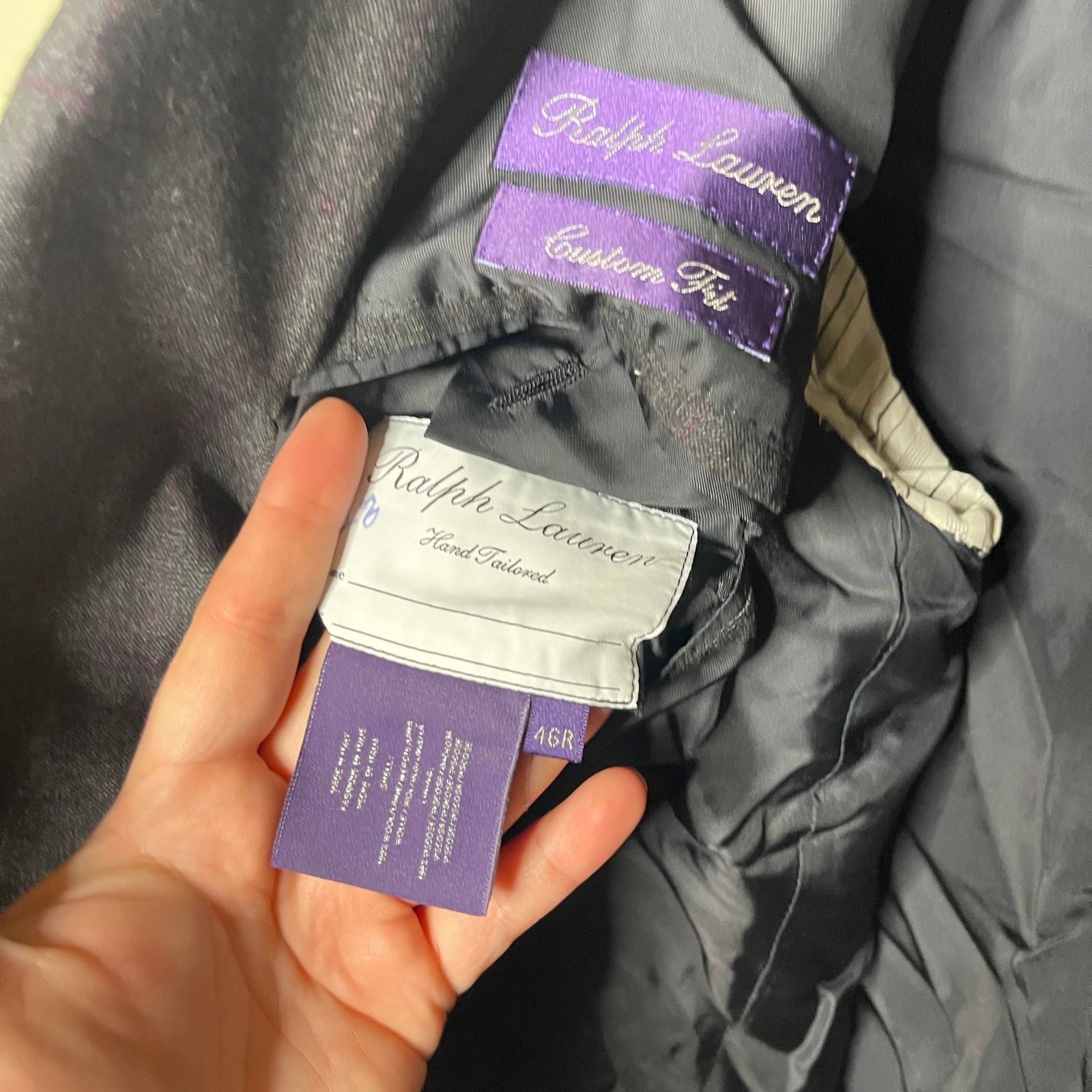 Ralph Lauren Purple Label Ralph Lauren Purple Label grey 100% wool 46R Size 46R - 7 Thumbnail