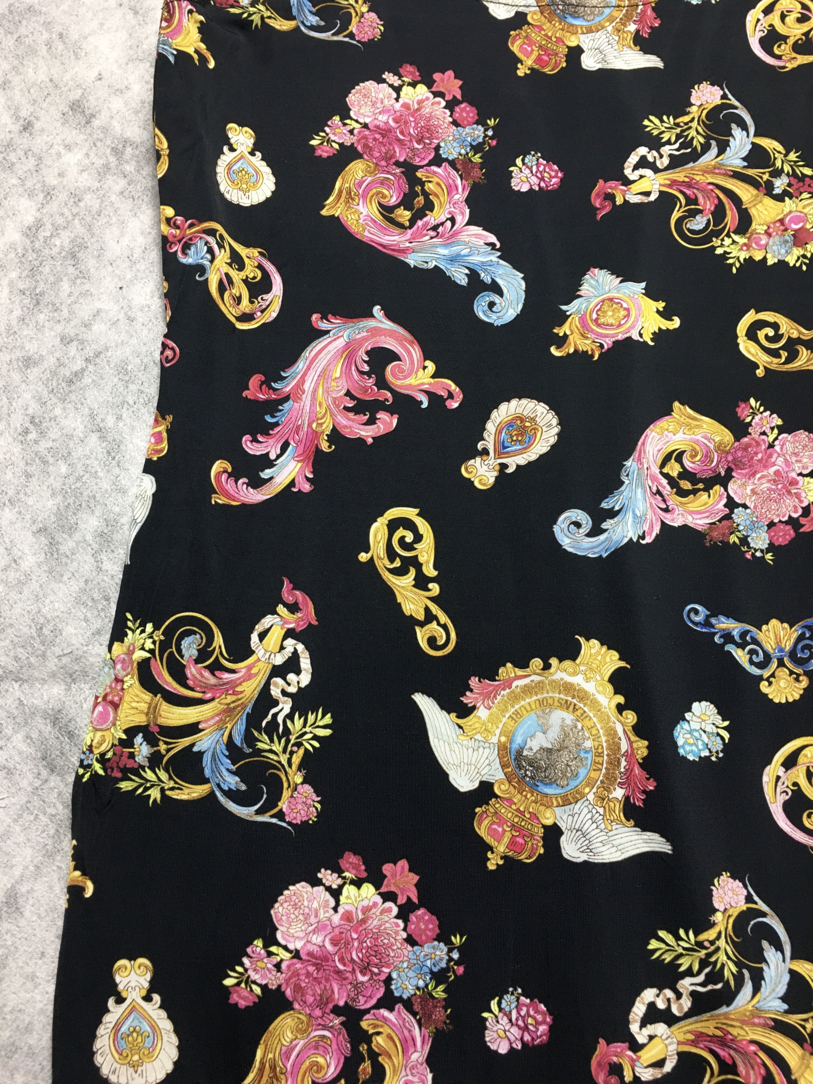 Versace Jeans Couture Versace Jeans Couture Paisley Modern Print Dress US 12 Size XL / US 12-14 / IT 48-50 - 7 Thumbnail