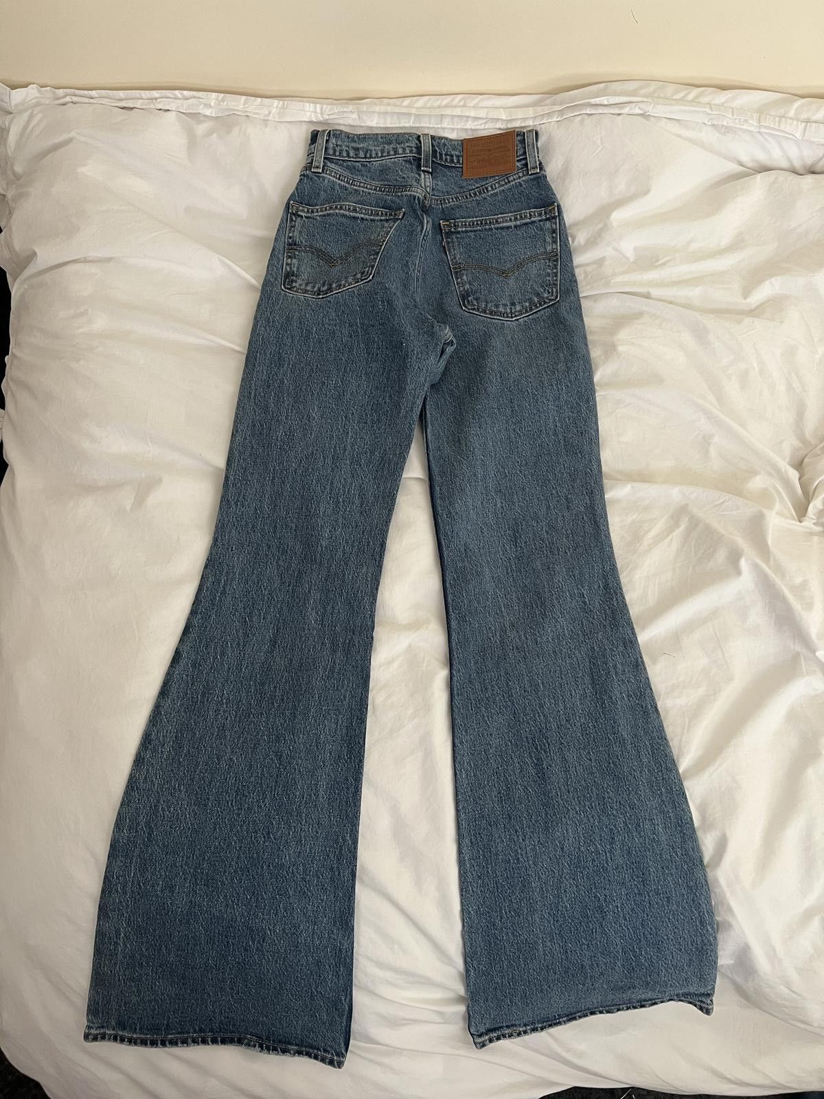 Other Levis High Rise Flare - Stone washed Size 23" - 4 Thumbnail