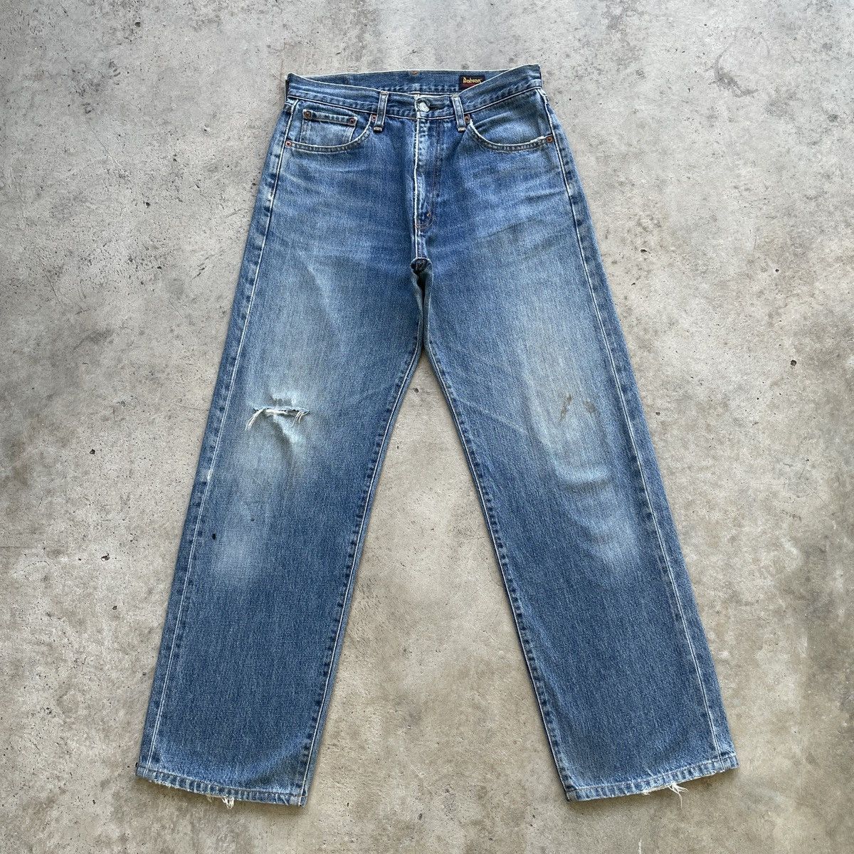 Japanese Brand × Jean × Vintage Vintage Bobson Lot512 Distressed Faded Jeans Denim Pants W31 Size US 31 - 1 Thumbnail